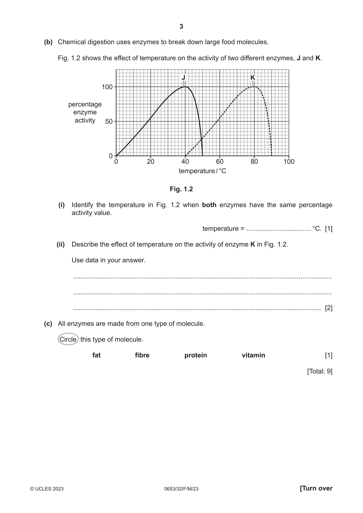 Cambridge IGCSE Science - Combined 0653 2023 Feb/March Paper 3 · Variant 2 question paper, page 3 of 20