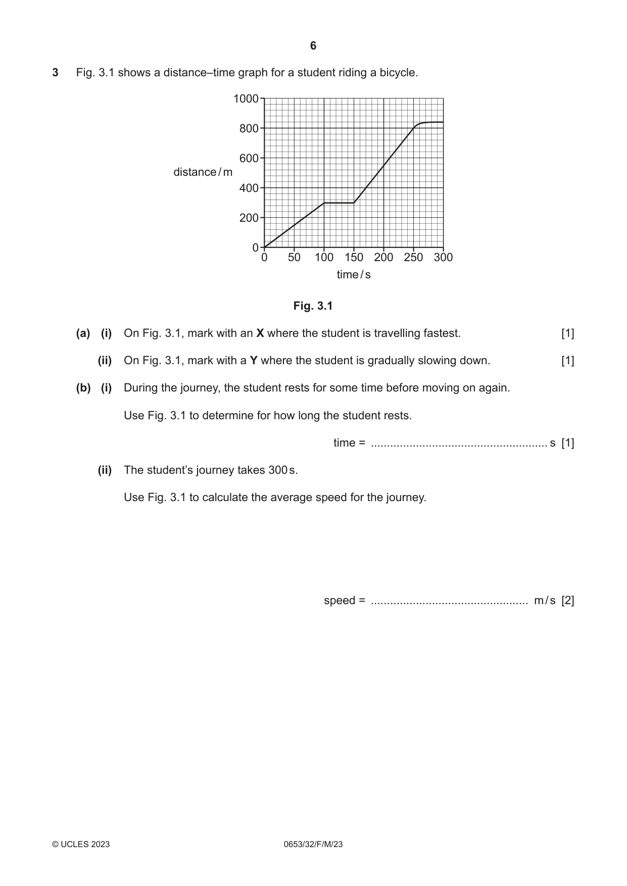 Cambridge IGCSE Science - Combined 0653 2023 Feb/March Paper 3 · Variant 2 question paper, page 6 of 20