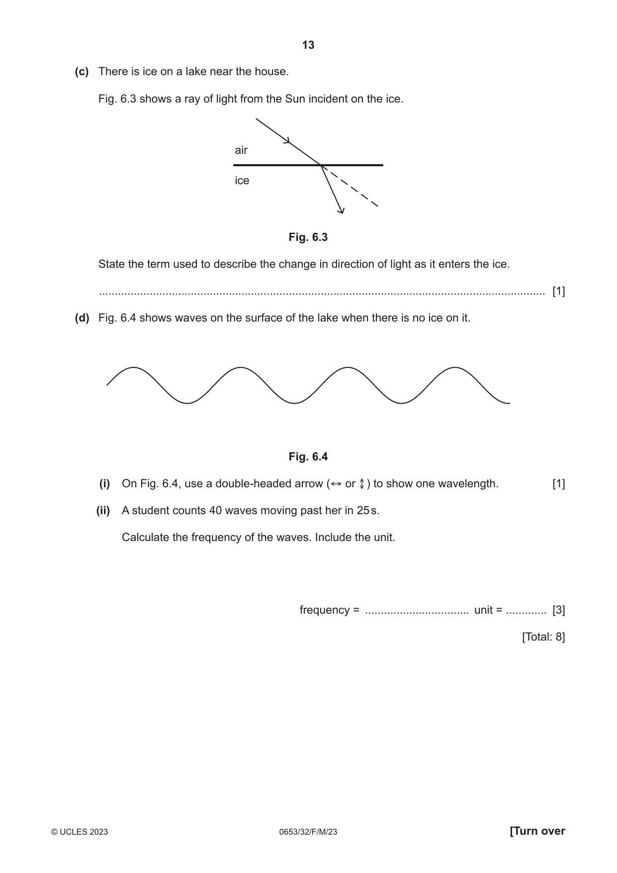 Cambridge IGCSE Science - Combined 0653 2023 Feb/March Paper 3 · Variant 2 question paper, page 13 of 20