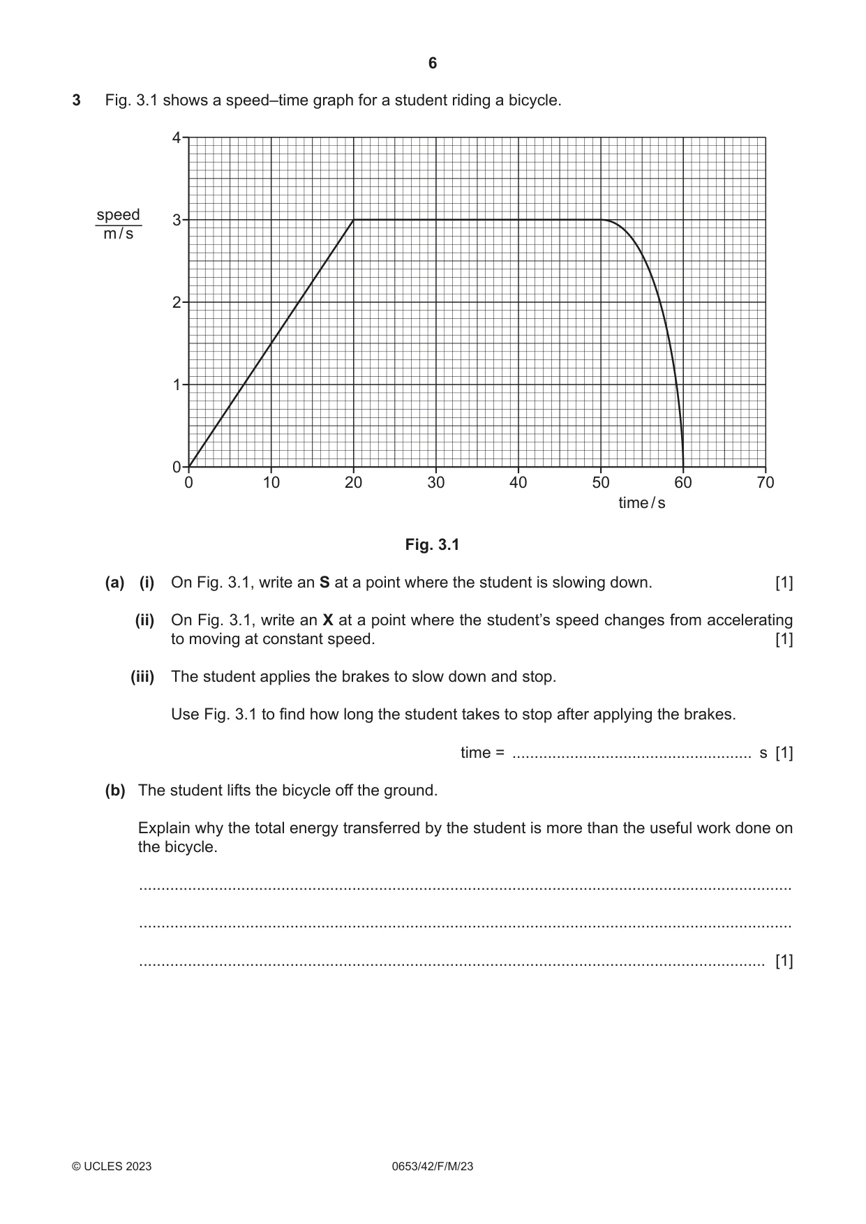 Cambridge IGCSE Science - Combined 0653 2023 Feb/March Paper 4 · Variant 2 question paper, page 6 of 20