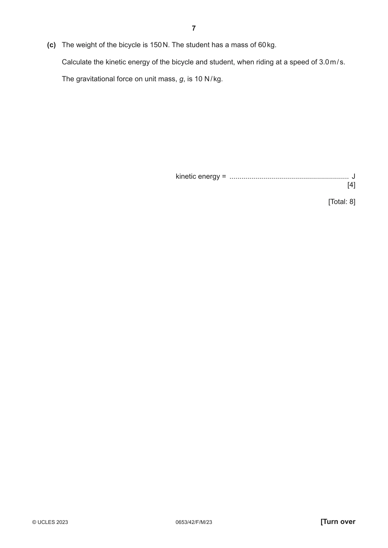 Cambridge IGCSE Science - Combined 0653 2023 Feb/March Paper 4 · Variant 2 question paper, page 7 of 20