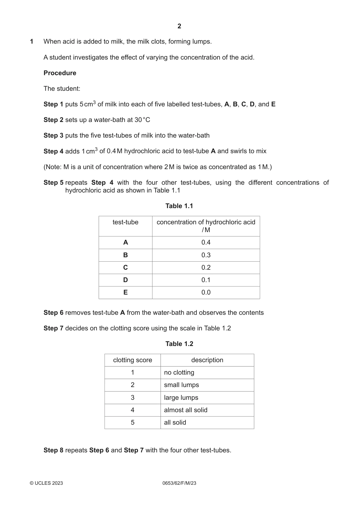 Cambridge IGCSE Science - Combined 0653 2023 Feb/March Paper 6 · Variant 2 question paper, page 2 of 16