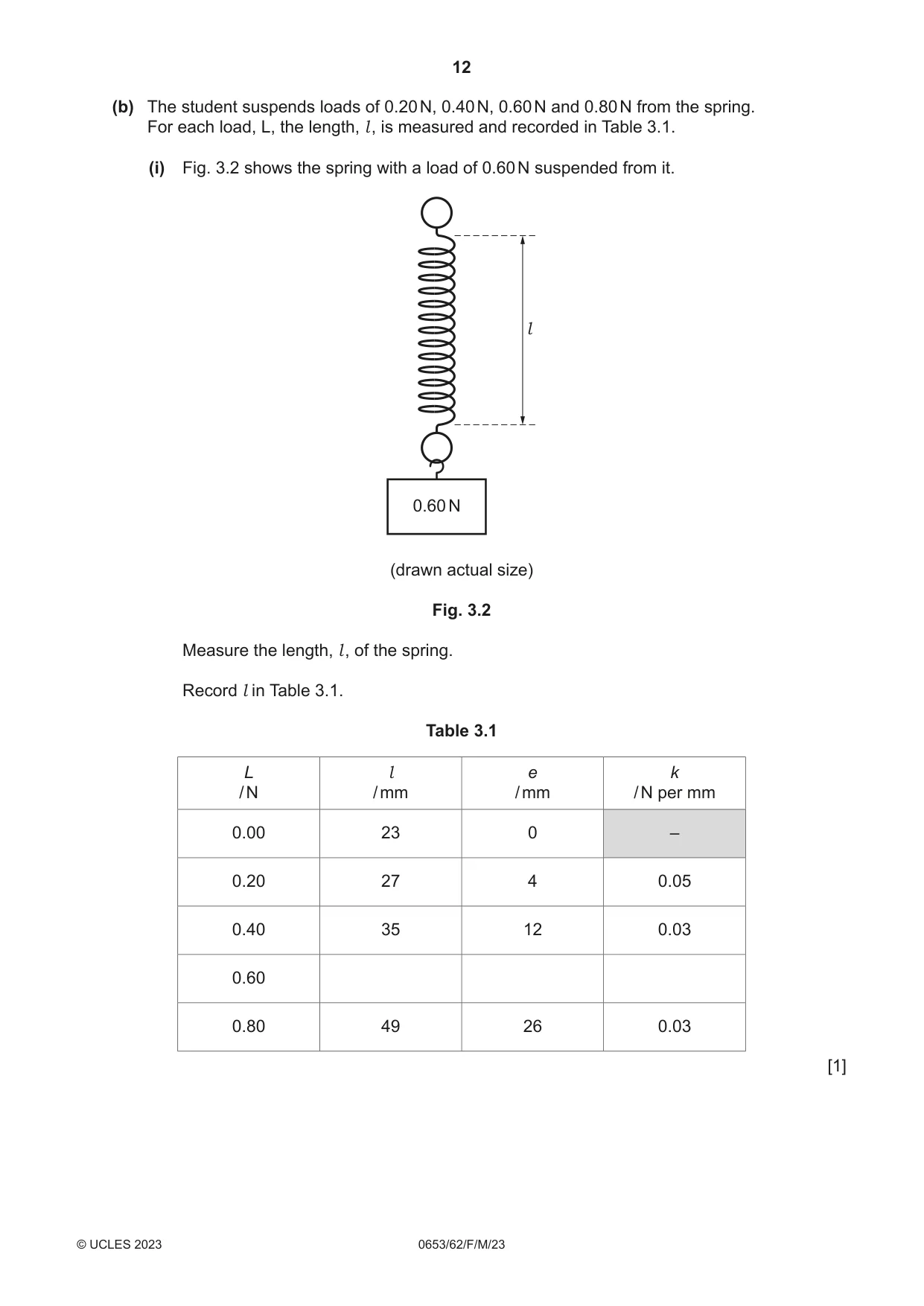 Cambridge IGCSE Science - Combined 0653 2023 Feb/March Paper 6 · Variant 2 question paper, page 12 of 16