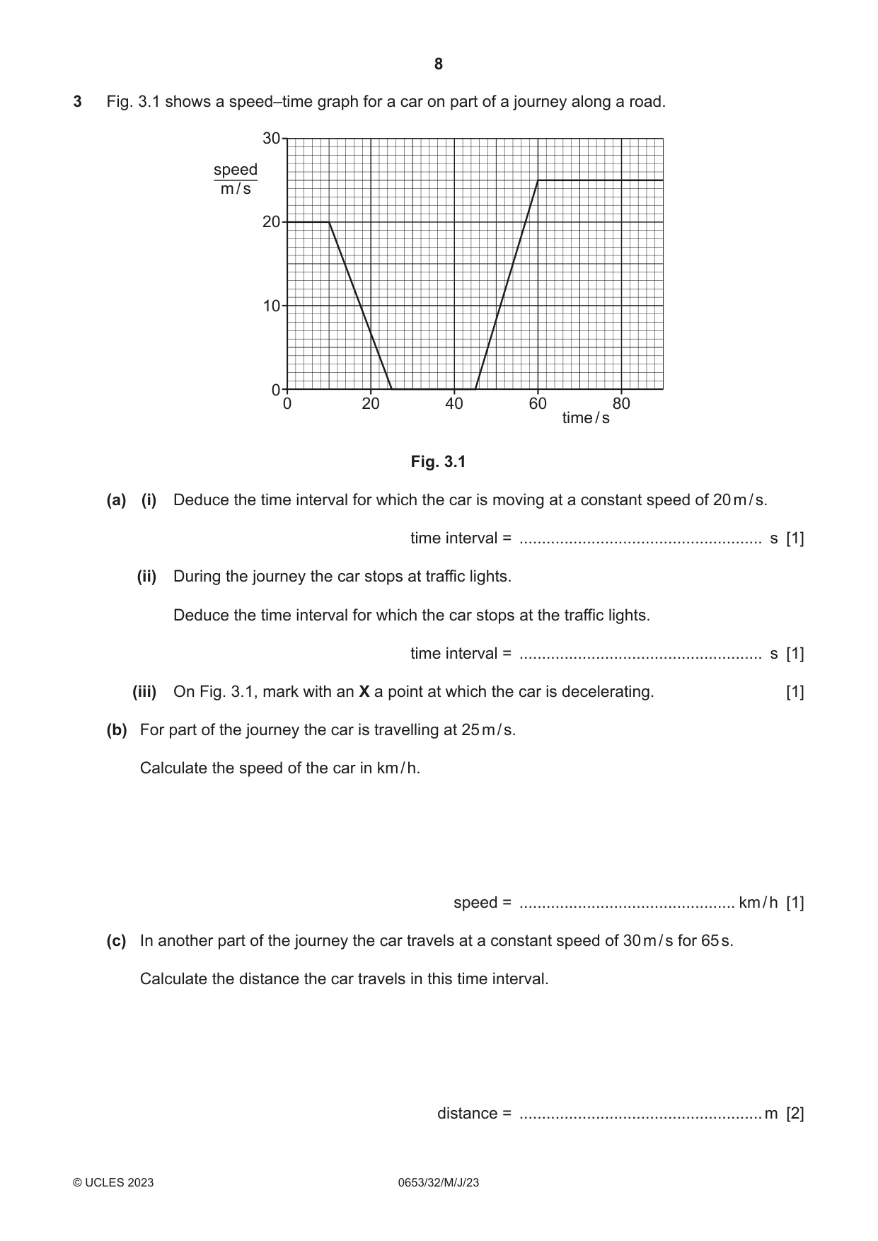 Cambridge IGCSE Science - Combined 0653 2023 May/June Paper 3 · Variant 2 question paper, page 8 of 24