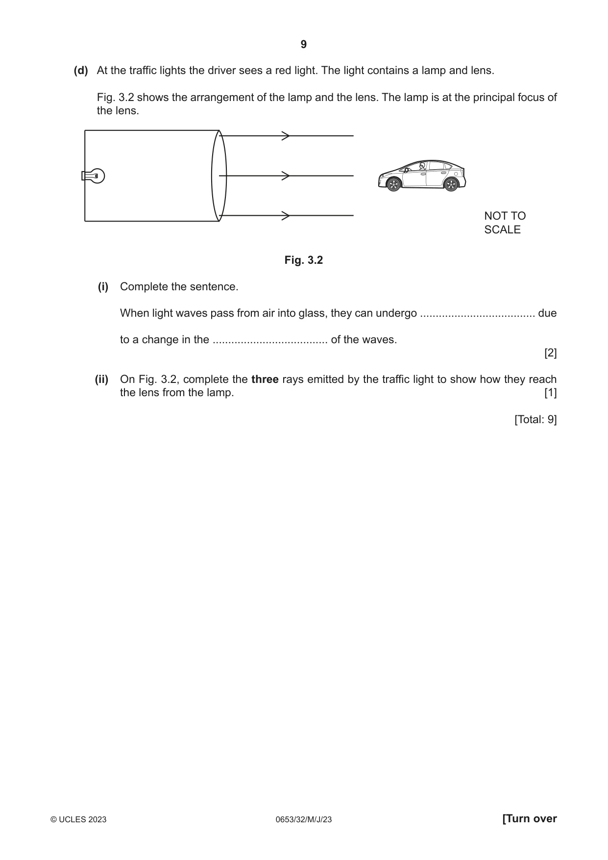 Cambridge IGCSE Science - Combined 0653 2023 May/June Paper 3 · Variant 2 question paper, page 9 of 24