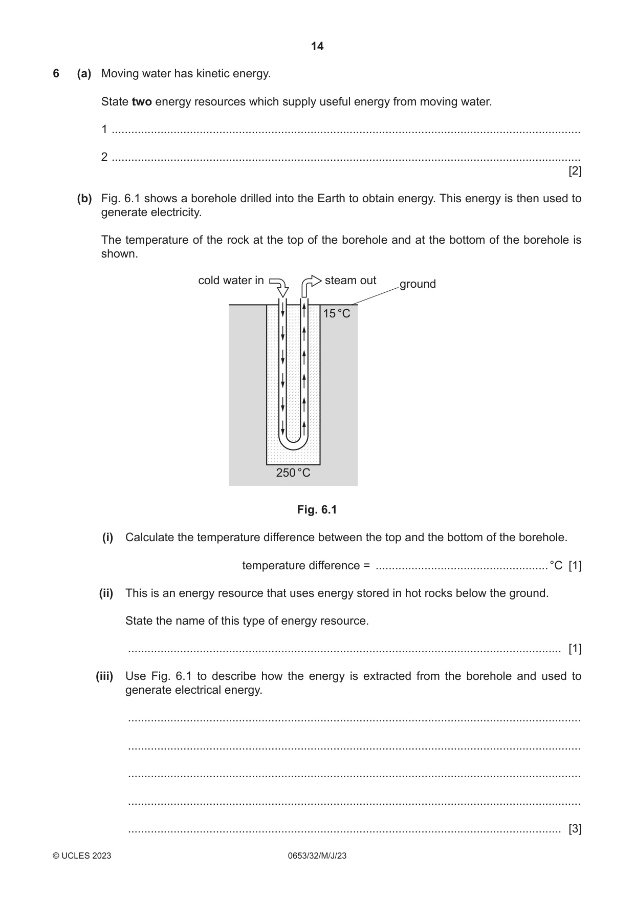 Cambridge IGCSE Science - Combined 0653 2023 May/June Paper 3 · Variant 2 question paper, page 14 of 24