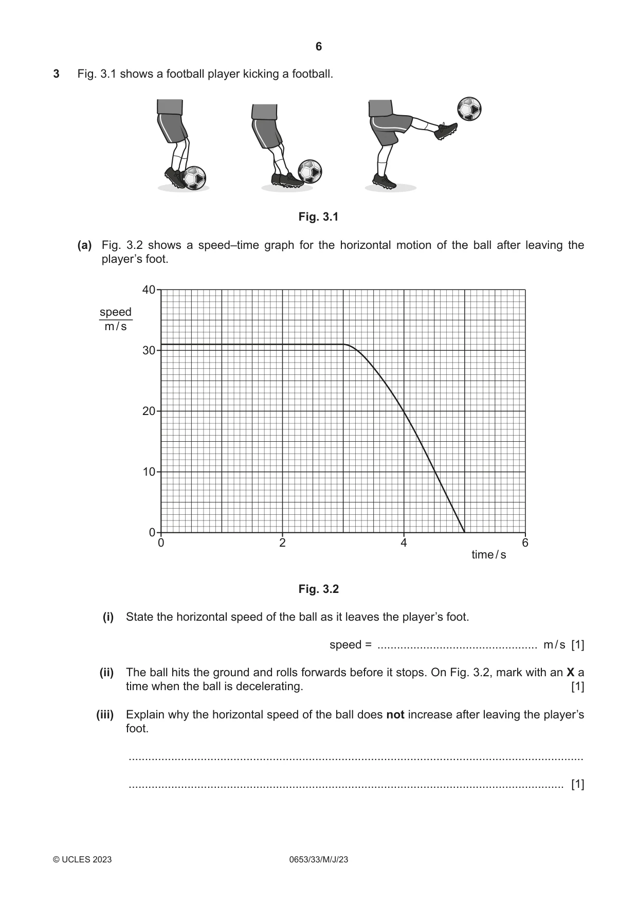 Cambridge IGCSE Science - Combined 0653 2023 May/June Paper 3 · Variant 3 question paper, page 6 of 20