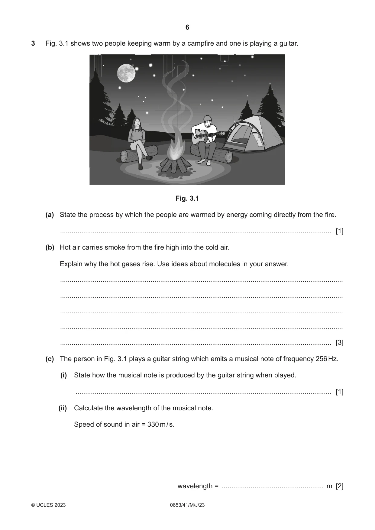 Cambridge IGCSE Science - Combined 0653 2023 May/June Paper 4 · Variant 1 question paper, page 6 of 24