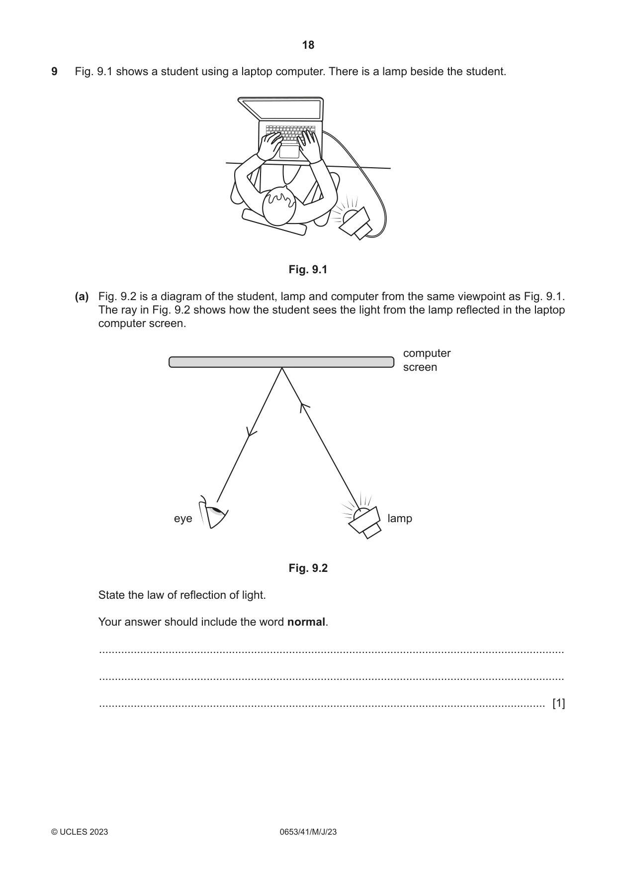 Cambridge IGCSE Science - Combined 0653 2023 May/June Paper 4 · Variant 1 question paper, page 18 of 24