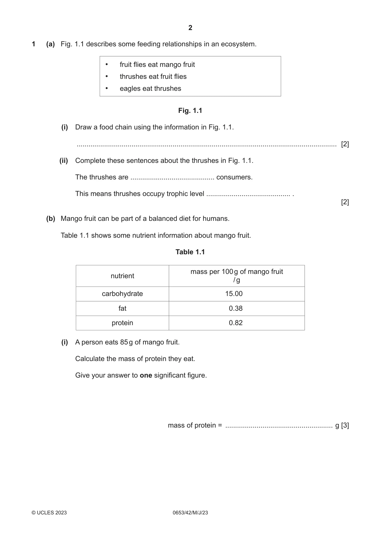 Cambridge IGCSE Science - Combined 0653 2023 May/June Paper 4 · Variant 2 question paper, page 2 of 24