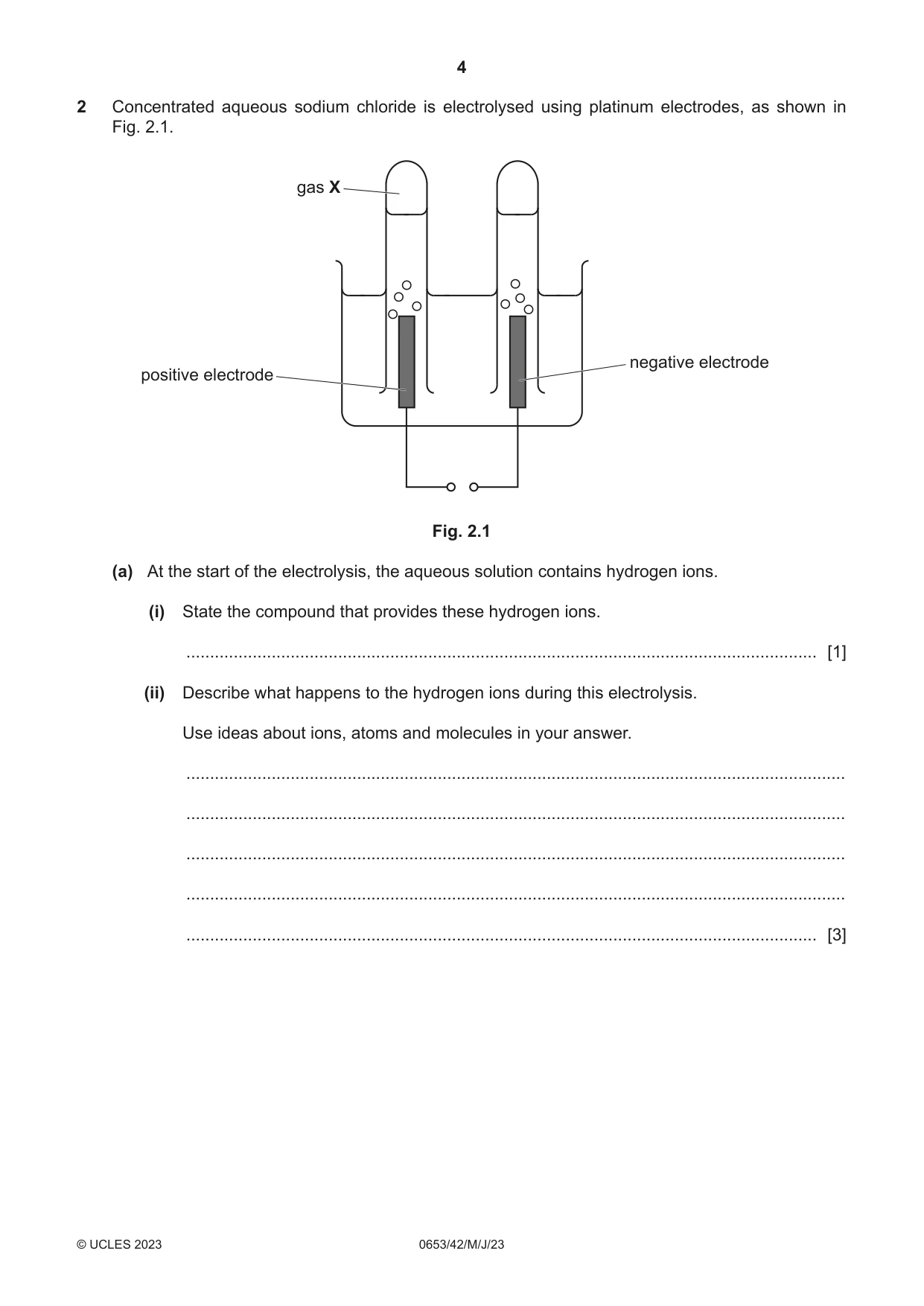 Cambridge IGCSE Science - Combined 0653 2023 May/June Paper 4 · Variant 2 question paper, page 4 of 24