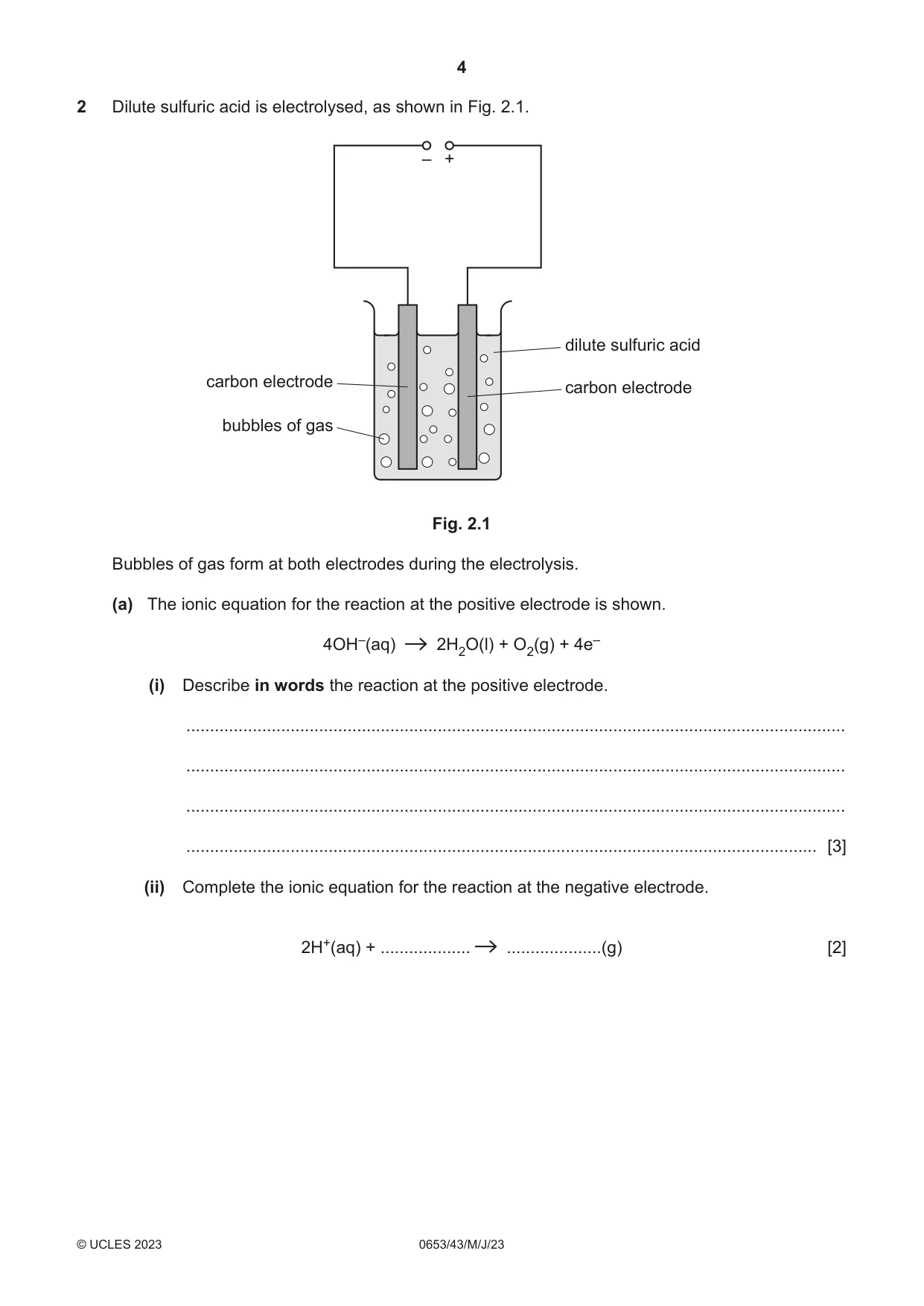 Cambridge IGCSE Science - Combined 0653 2023 May/June Paper 4 · Variant 3 question paper, page 4 of 20