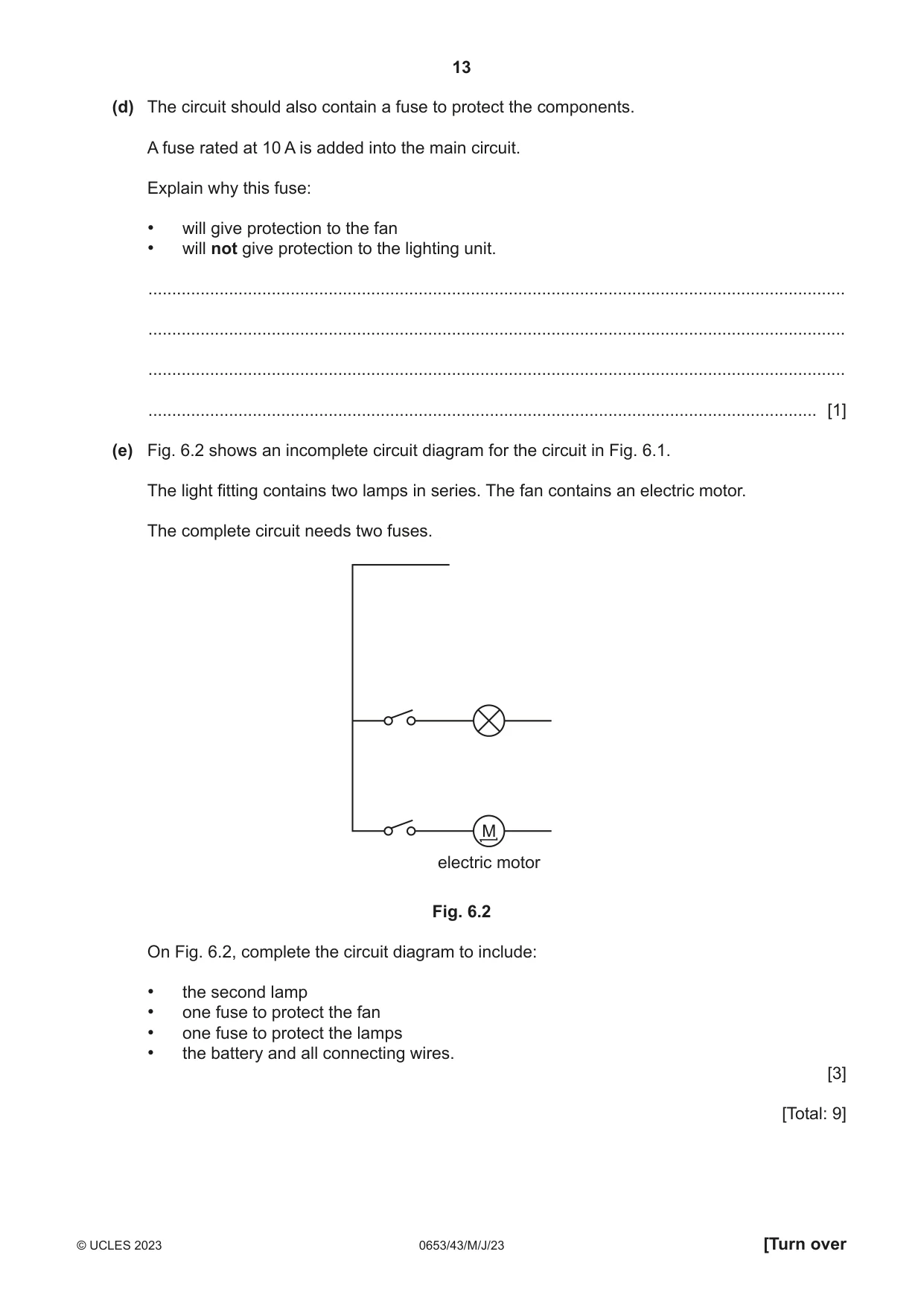 Cambridge IGCSE Science - Combined 0653 2023 May/June Paper 4 · Variant 3 question paper, page 13 of 20