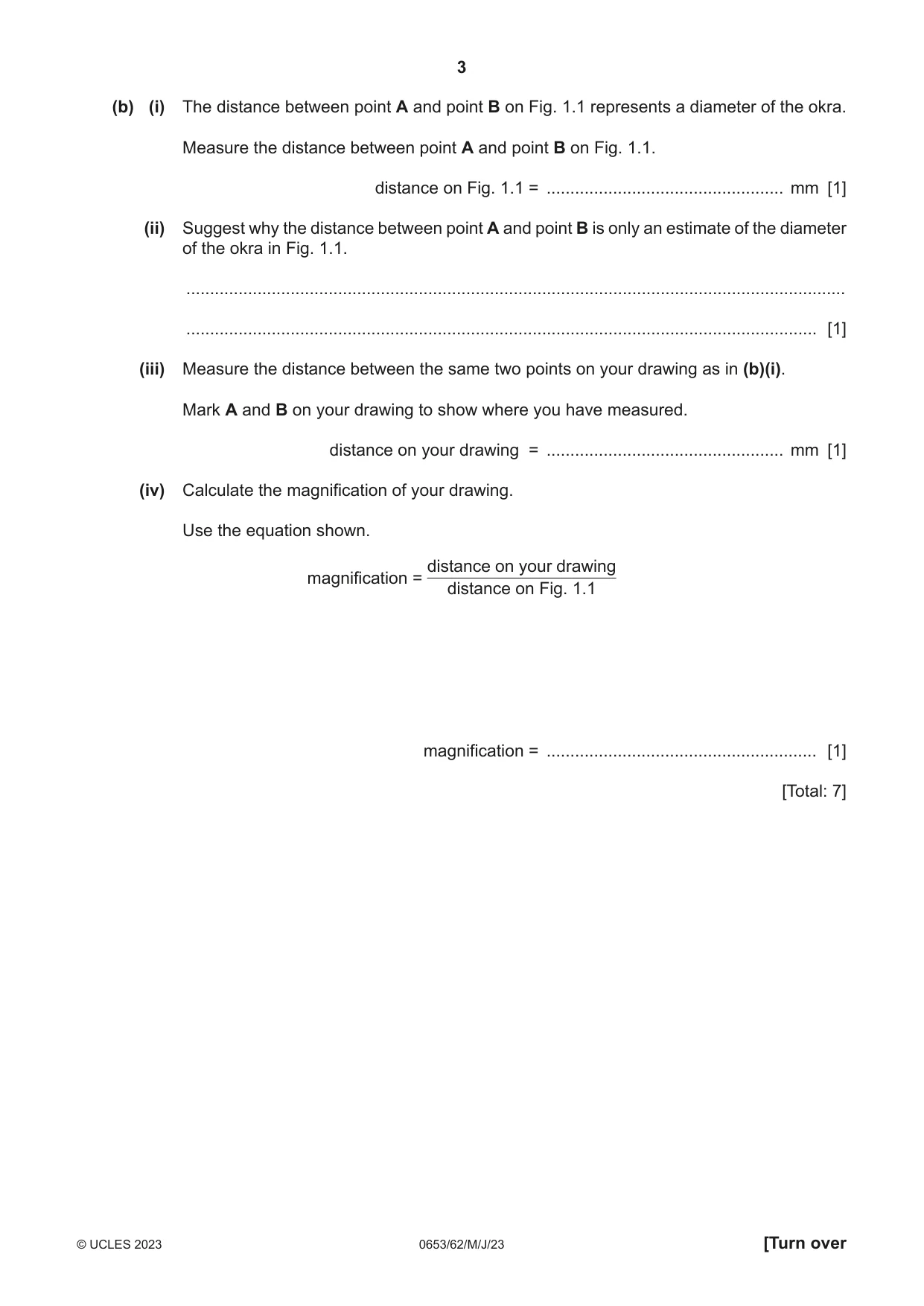 Cambridge IGCSE Science - Combined 0653 2023 May/June Paper 6 · Variant 2 question paper, page 3 of 12