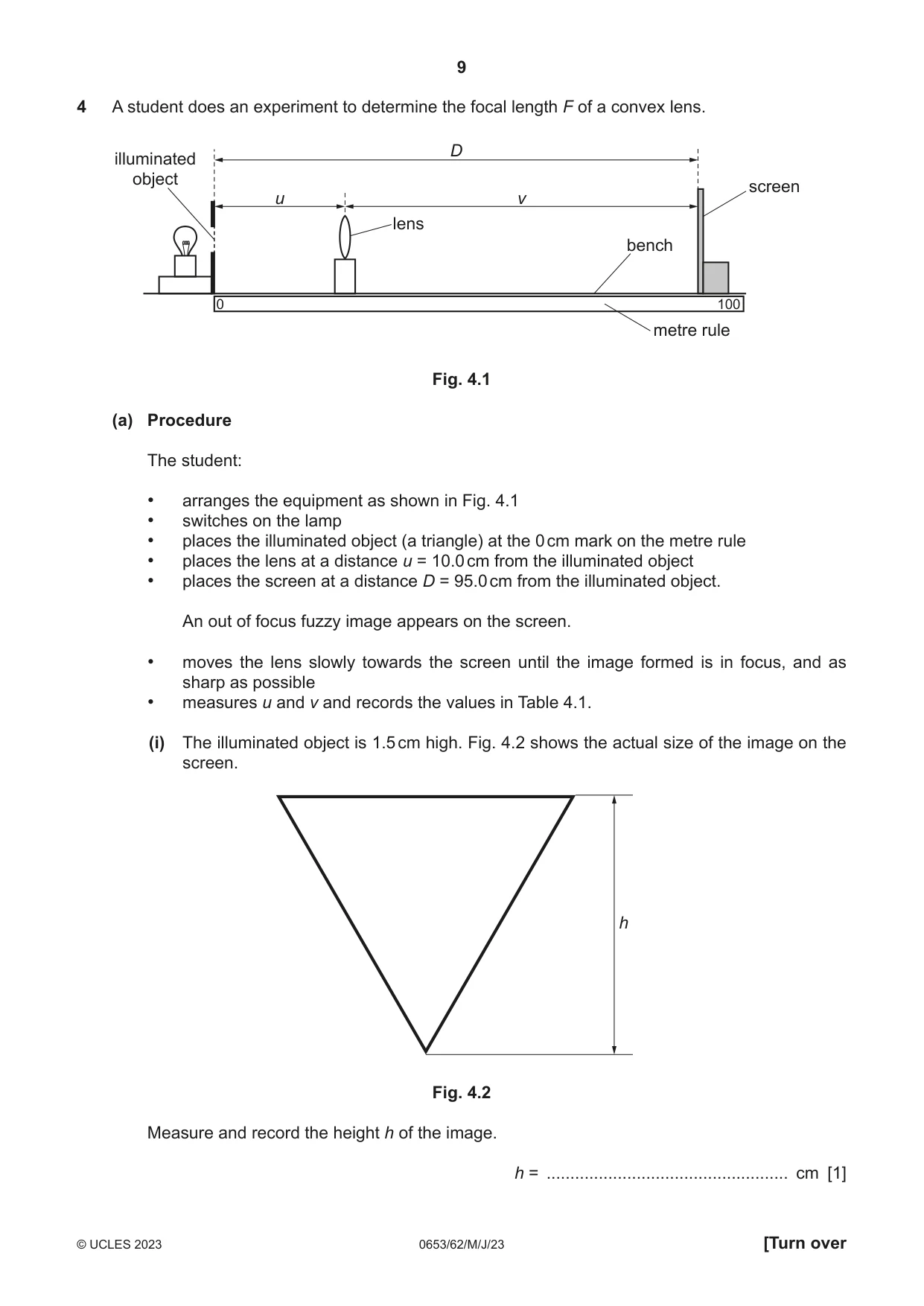 Cambridge IGCSE Science - Combined 0653 2023 May/June Paper 6 · Variant 2 question paper, page 9 of 12
