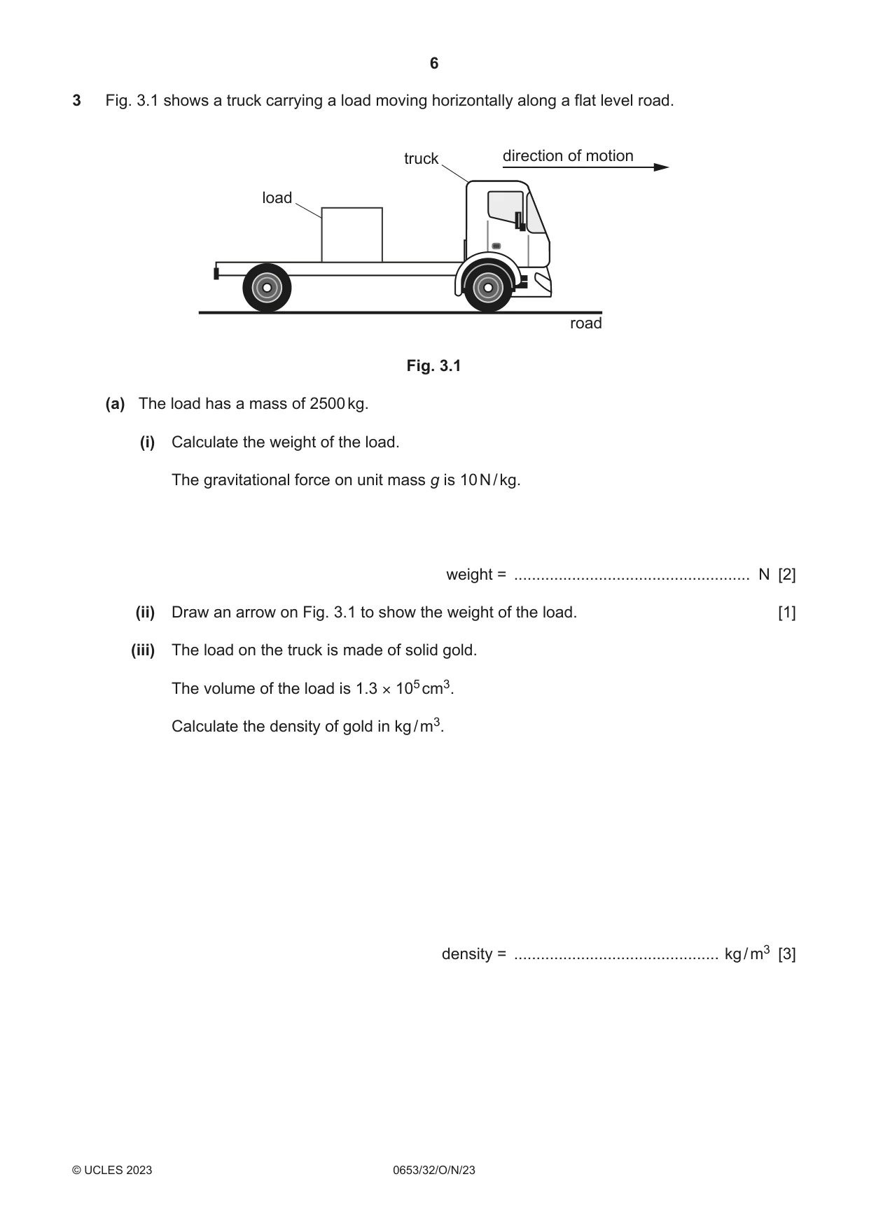 Cambridge IGCSE Science - Combined 0653 2023 Oct/Nov Paper 3 · Variant 2 question paper, page 6 of 24
