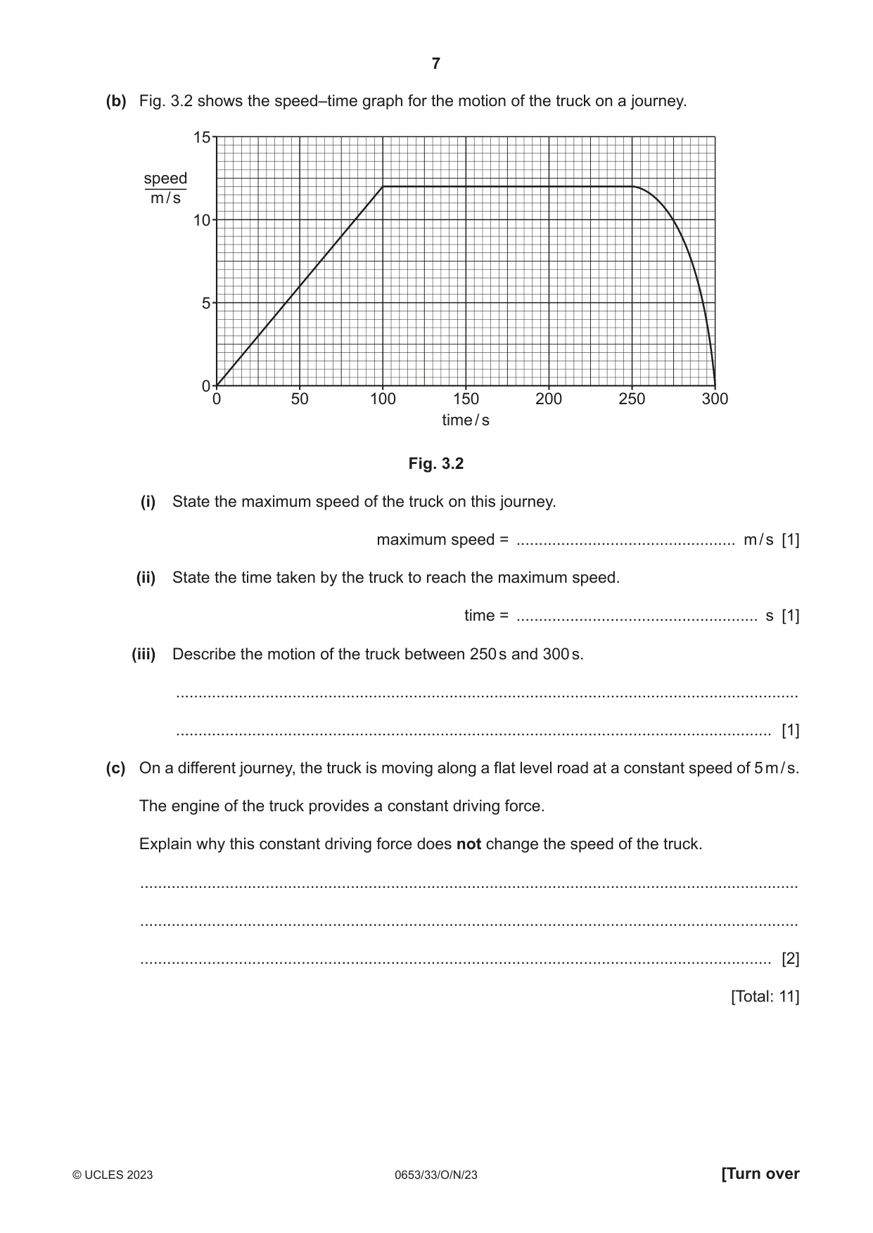 Cambridge IGCSE Science - Combined 0653 2023 Oct/Nov Paper 3 · Variant 3 question paper, page 7 of 24