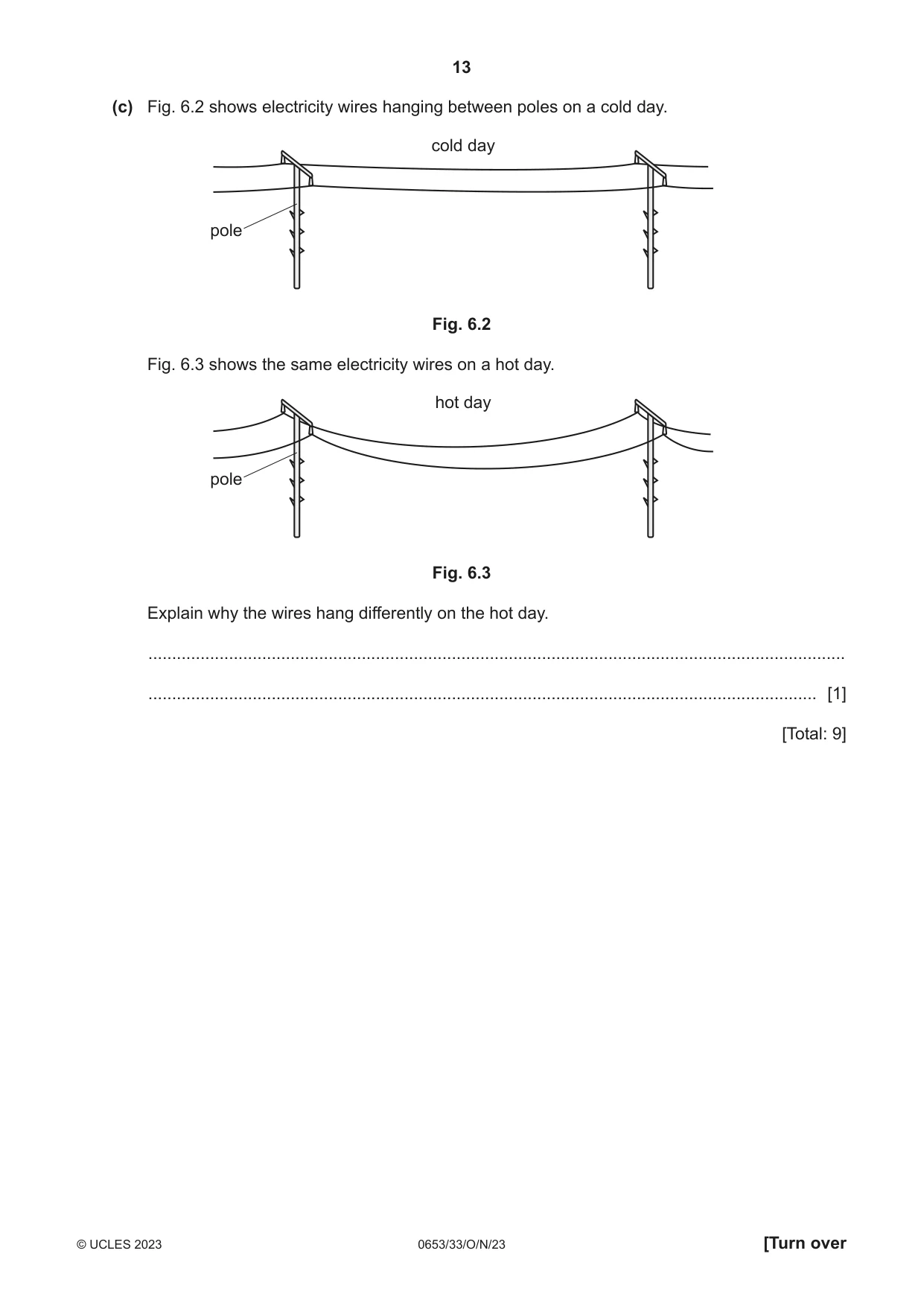 Cambridge IGCSE Science - Combined 0653 2023 Oct/Nov Paper 3 · Variant 3 question paper, page 13 of 24