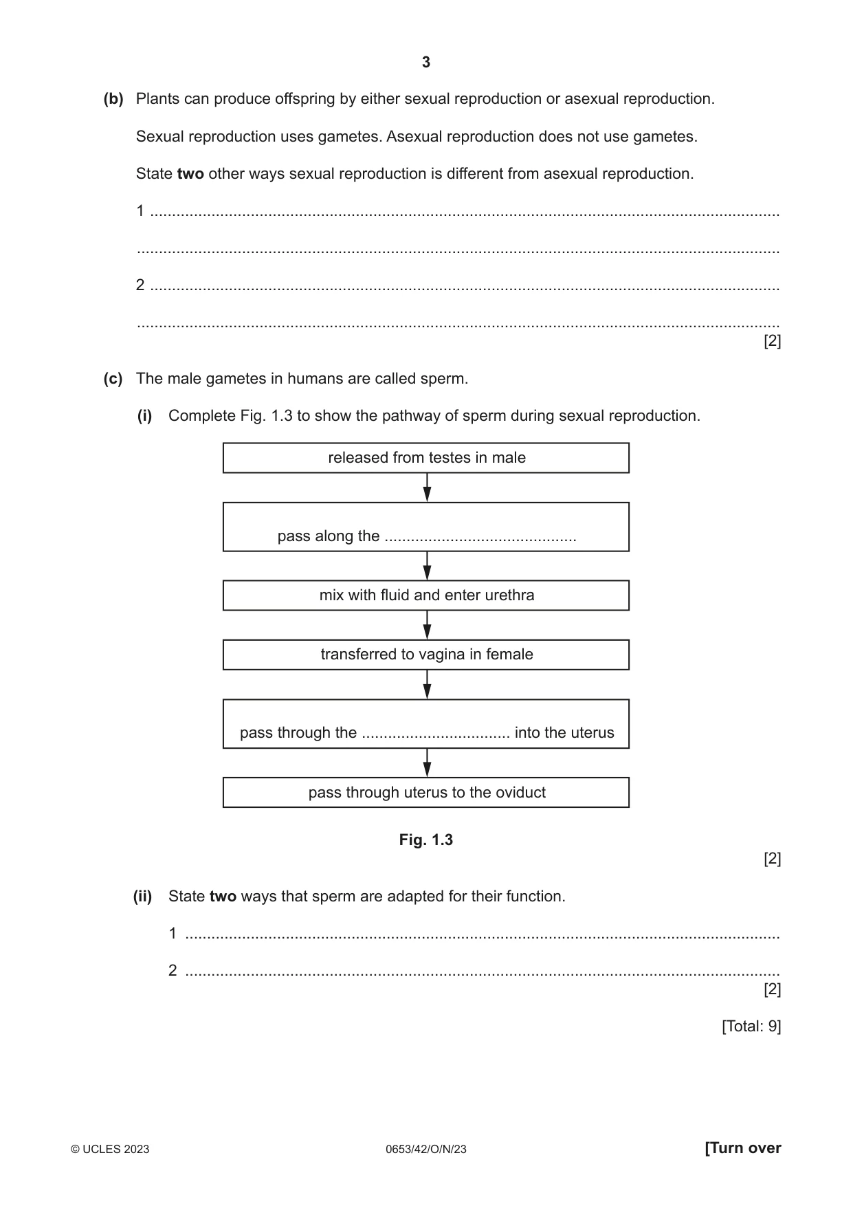 Cambridge IGCSE Science - Combined 0653 2023 Oct/Nov Paper 4 · Variant 2 question paper, page 3 of 20
