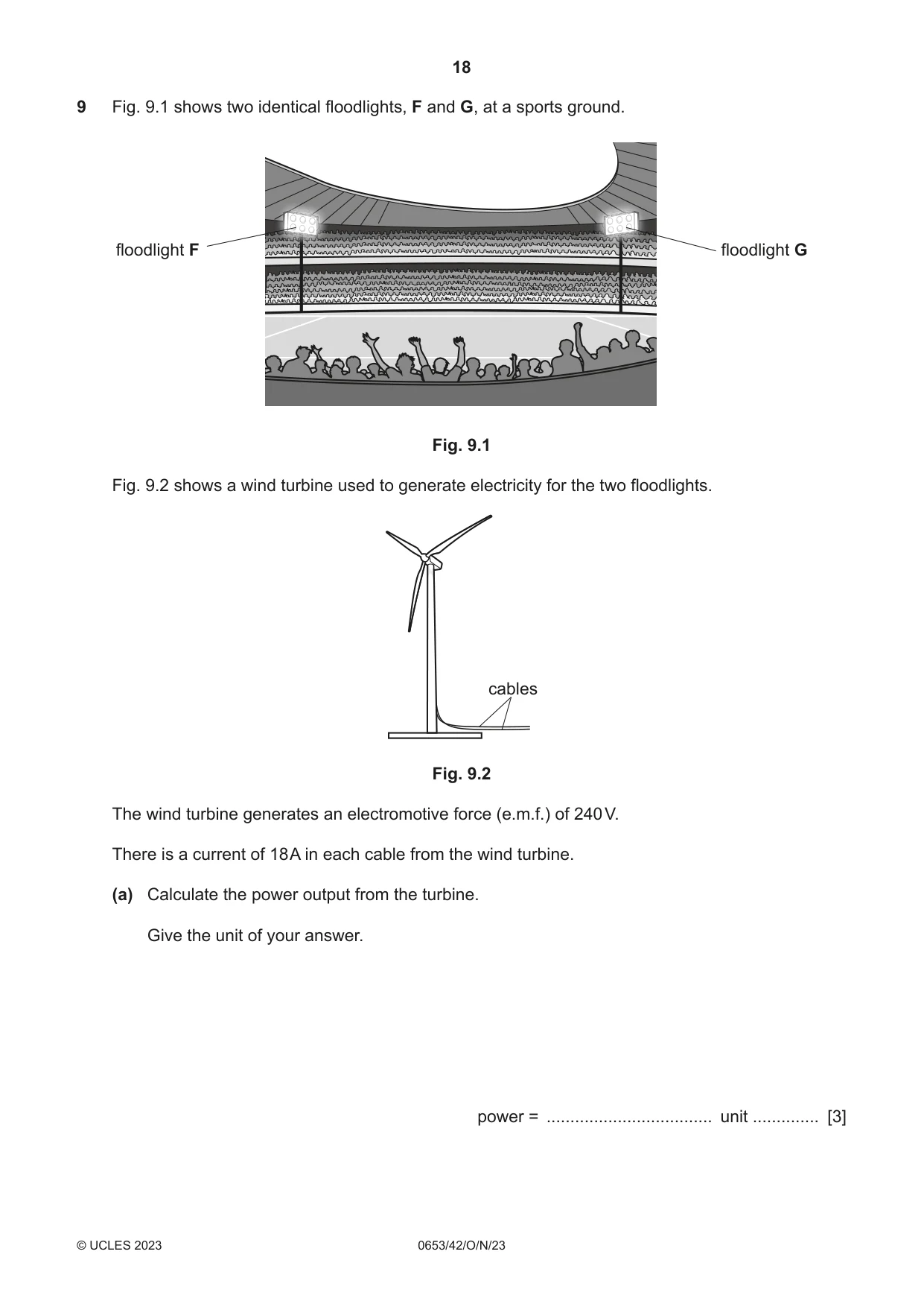 Cambridge IGCSE Science - Combined 0653 2023 Oct/Nov Paper 4 · Variant 2 question paper, page 18 of 20