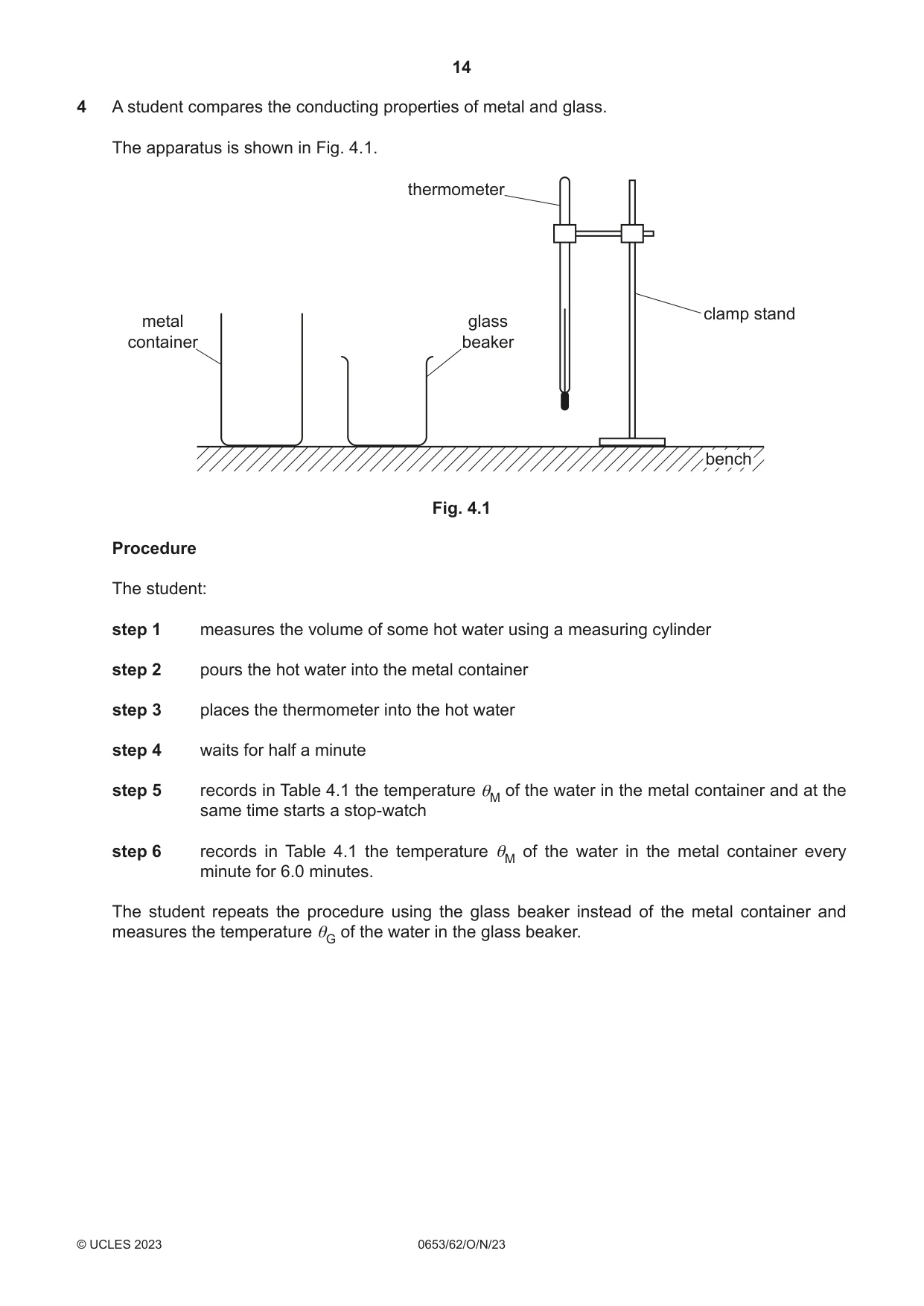 Cambridge IGCSE Science - Combined 0653 2023 Oct/Nov Paper 6 · Variant 2 question paper, page 14 of 20