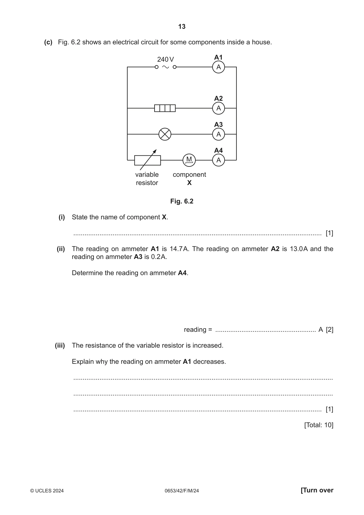 Cambridge IGCSE Science - Combined 0653 2024 Feb/March Paper 4 · Variant 2 question paper, page 13 of 20