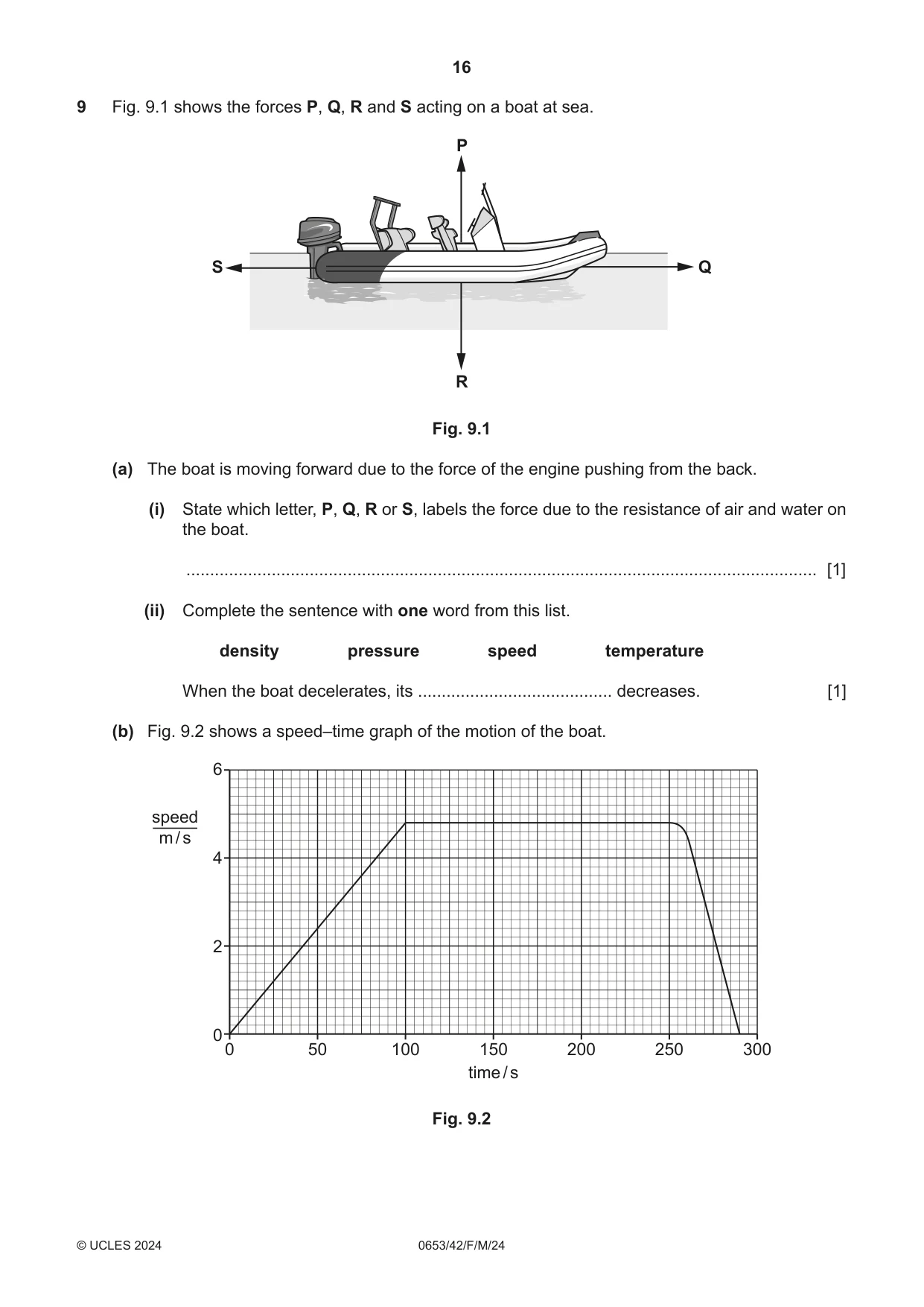 Cambridge IGCSE Science - Combined 0653 2024 Feb/March Paper 4 · Variant 2 question paper, page 16 of 20