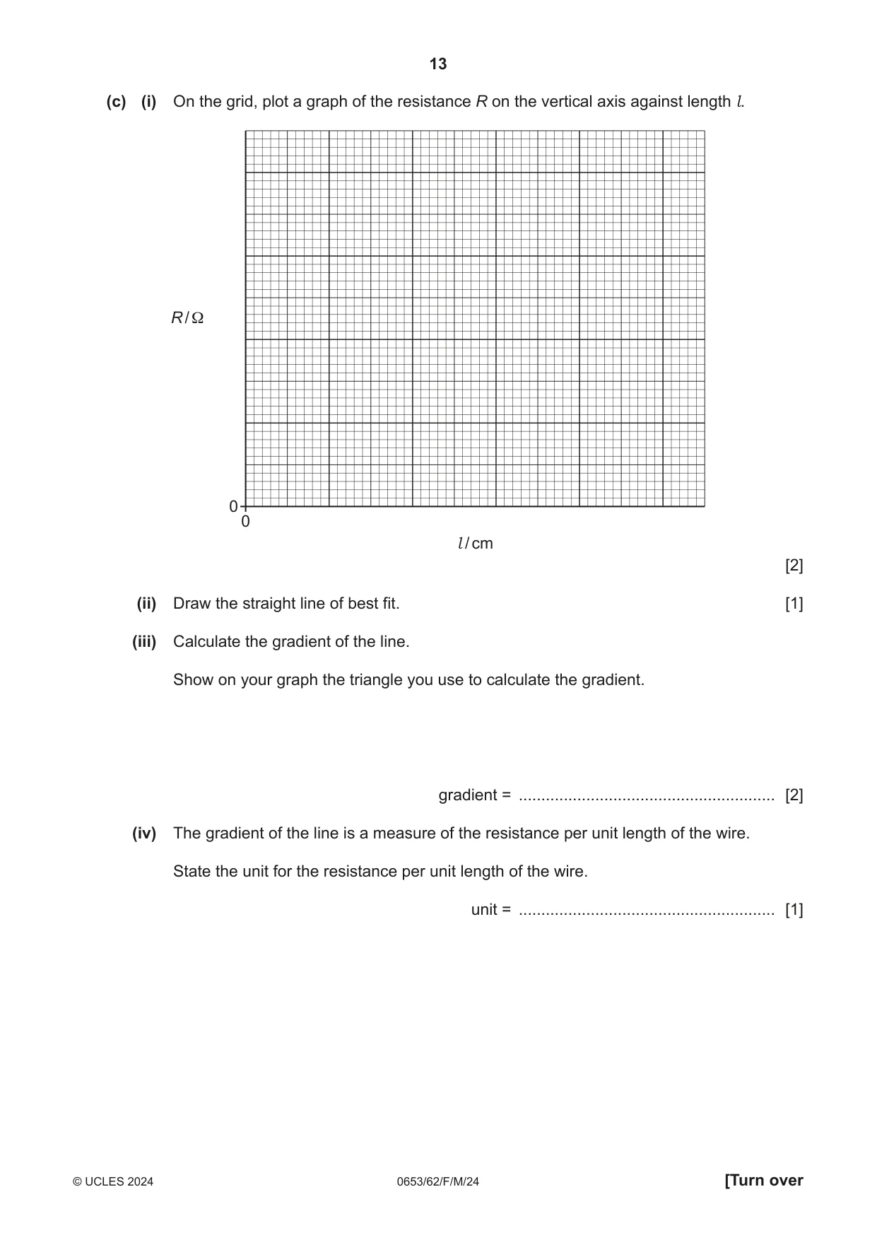 Cambridge IGCSE Science - Combined 0653 2024 Feb/March Paper 6 · Variant 2 question paper, page 13 of 16