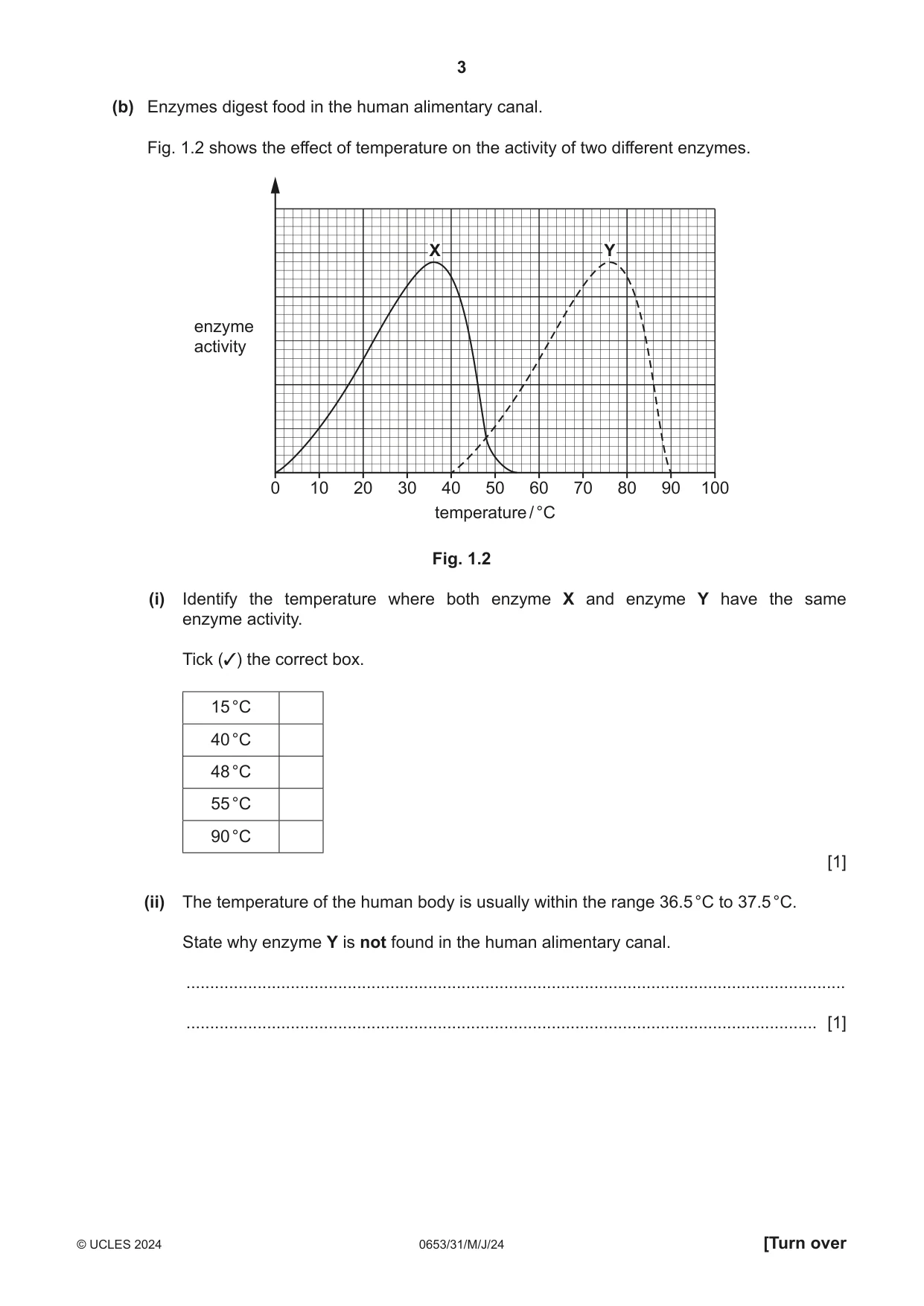 Cambridge IGCSE Science - Combined 0653 2024 May/June Paper 3 · Variant 1 question paper, page 3 of 24
