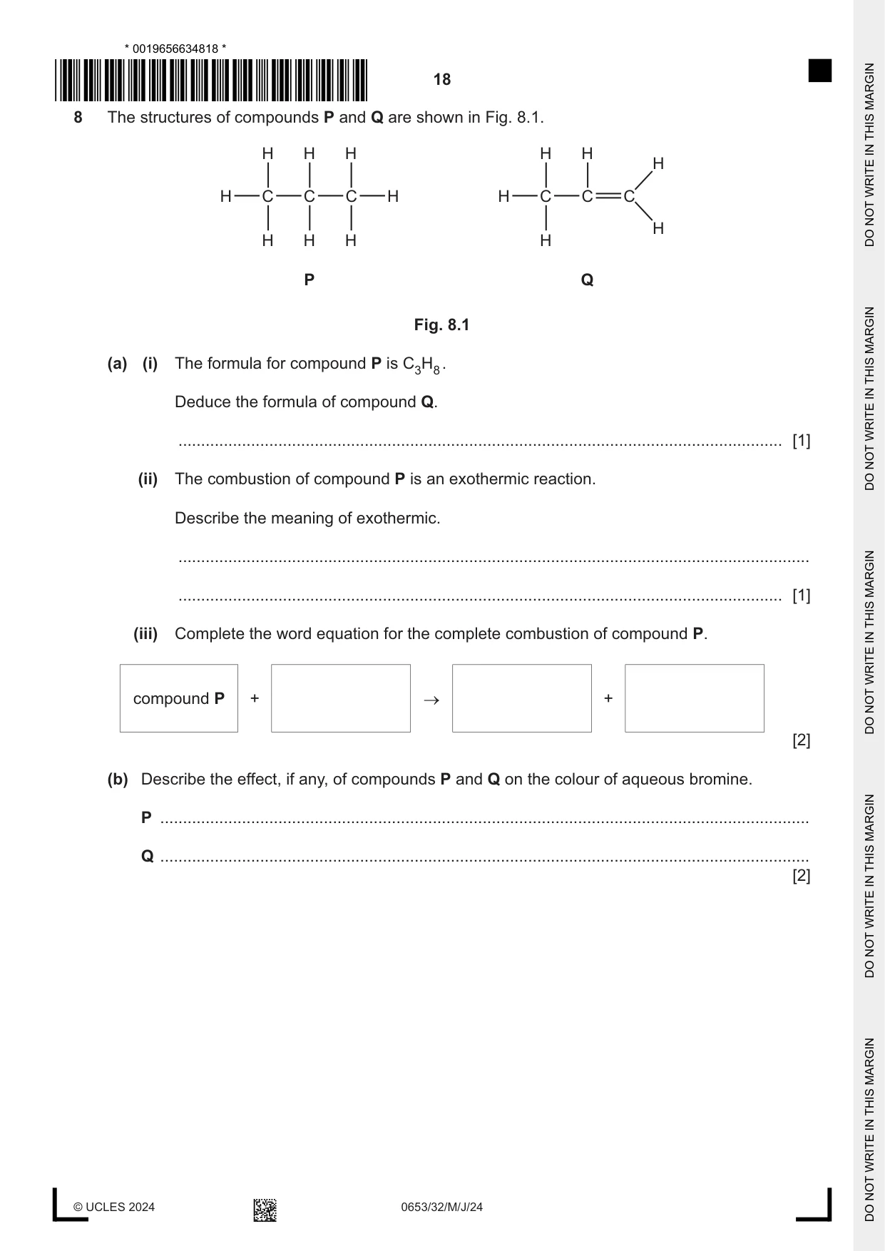 Cambridge IGCSE Science - Combined 0653 2024 May/June Paper 3 · Variant 2 question paper, page 18 of 24