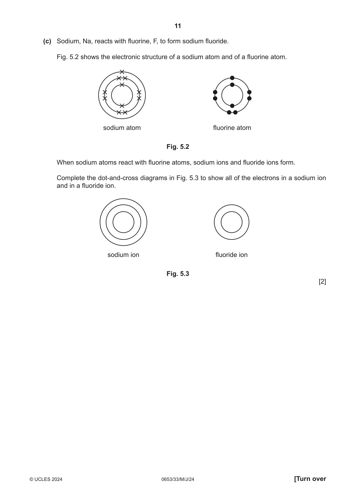 Cambridge IGCSE Science - Combined 0653 2024 May/June Paper 3 · Variant 3 question paper, page 11 of 24