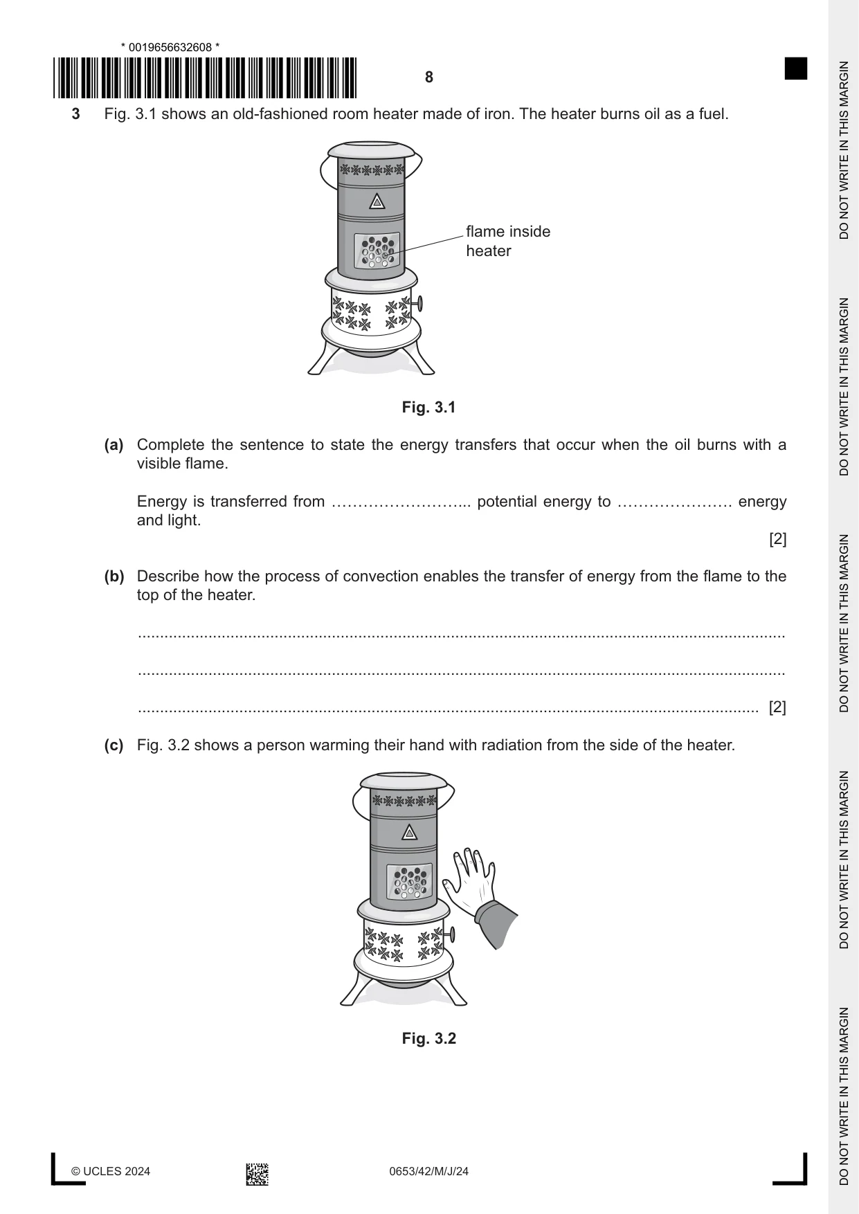 Cambridge IGCSE Science - Combined 0653 2024 May/June Paper 4 · Variant 2 question paper, page 8 of 20