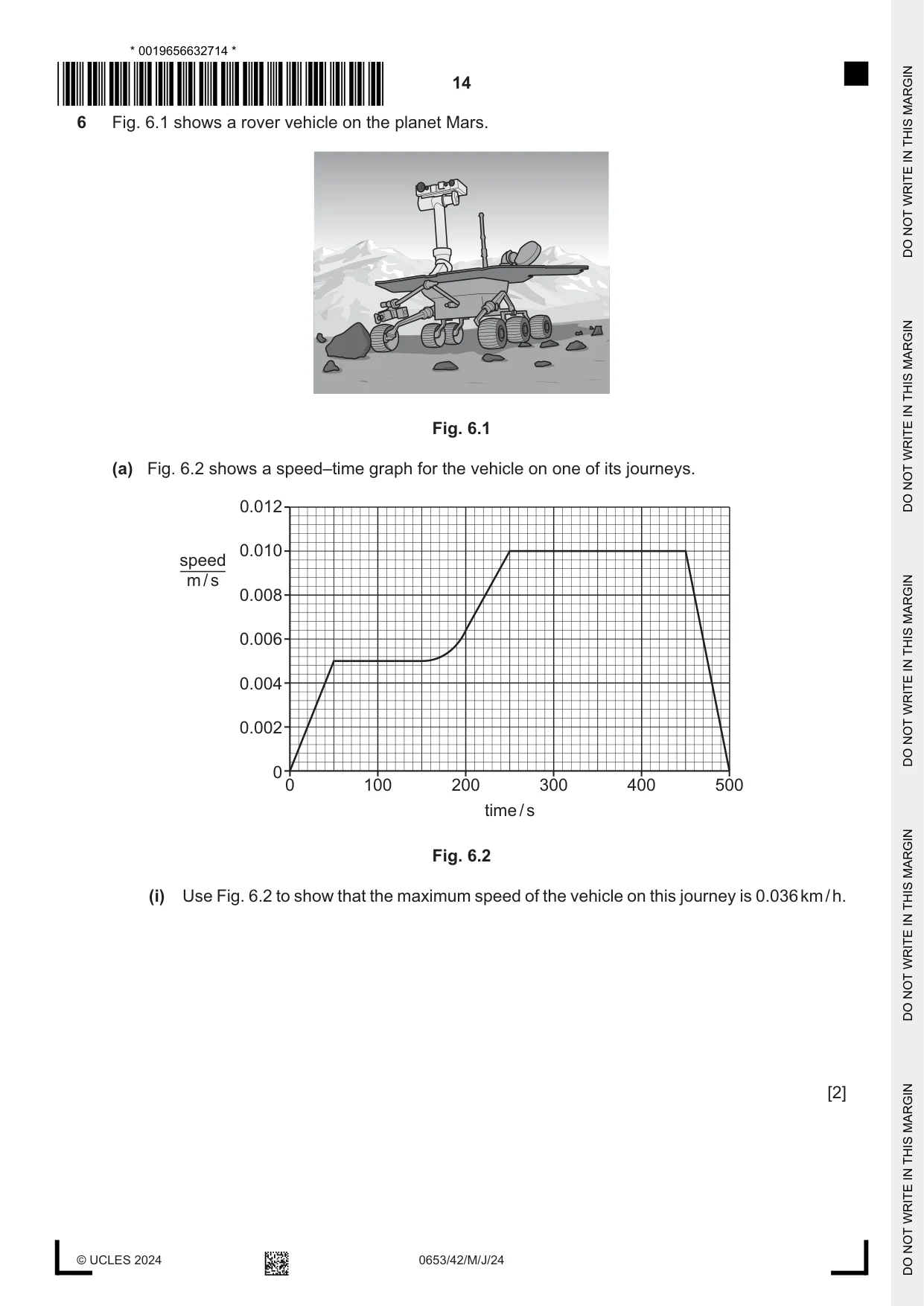 Cambridge IGCSE Science - Combined 0653 2024 May/June Paper 4 · Variant 2 question paper, page 14 of 20