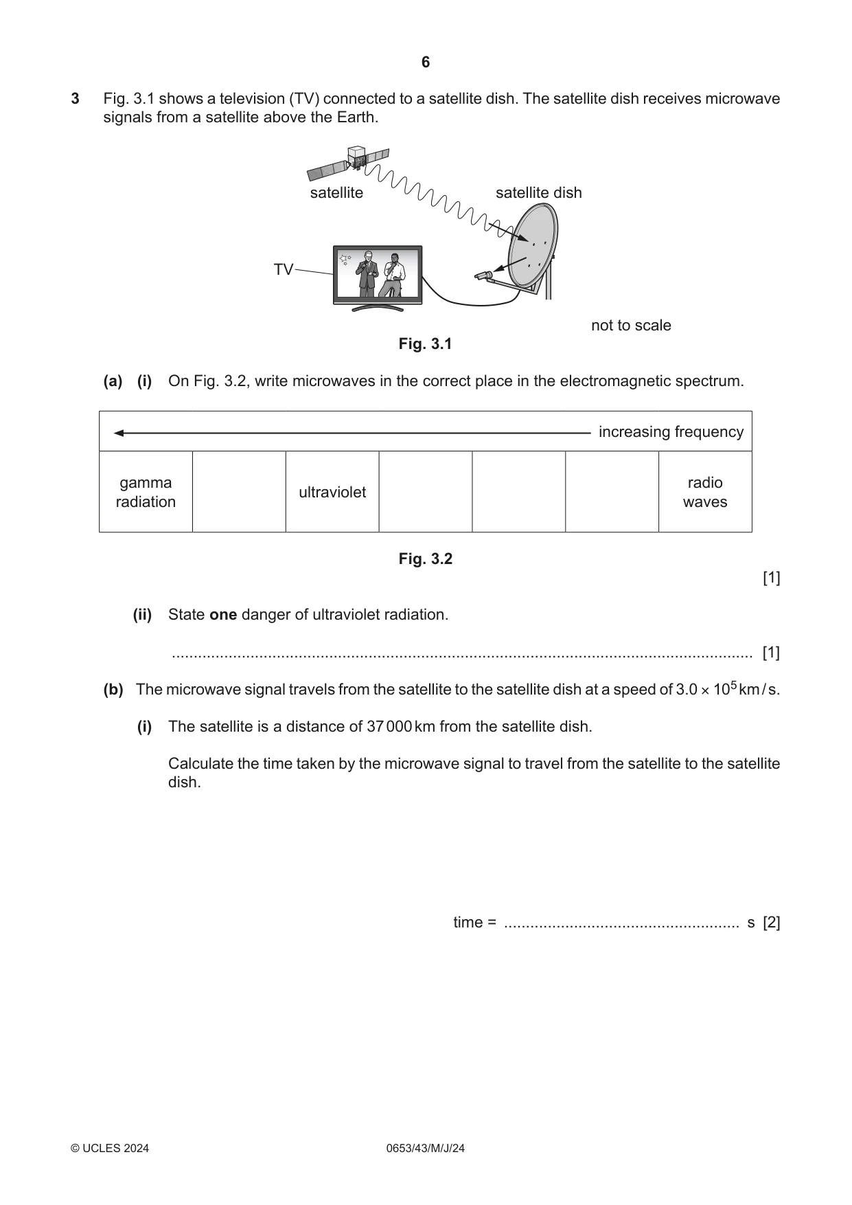 Cambridge IGCSE Science - Combined 0653 2024 May/June Paper 4 · Variant 3 question paper, page 6 of 24