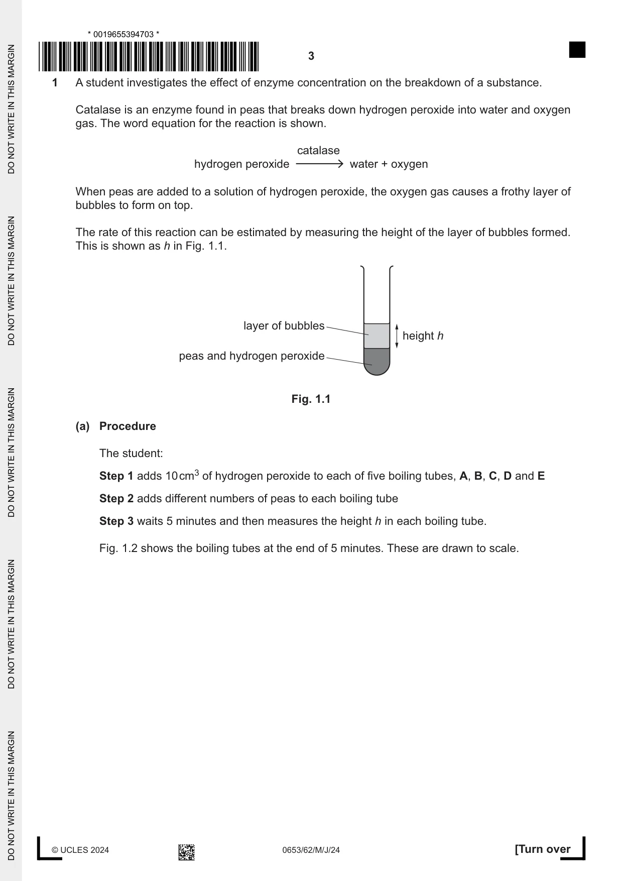 Cambridge IGCSE Science - Combined 0653 2024 May/June Paper 6 · Variant 2 question paper, page 3 of 16