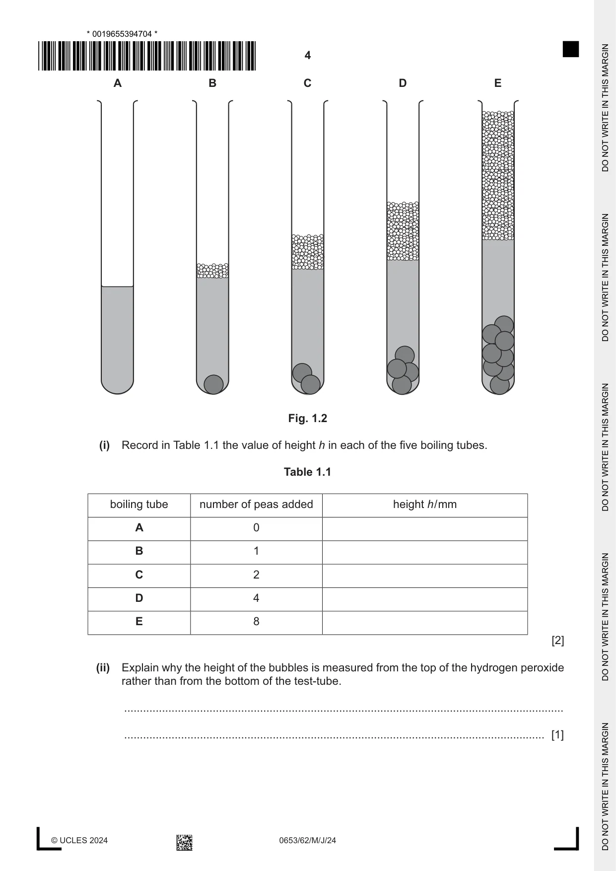 Cambridge IGCSE Science - Combined 0653 2024 May/June Paper 6 · Variant 2 question paper, page 4 of 16