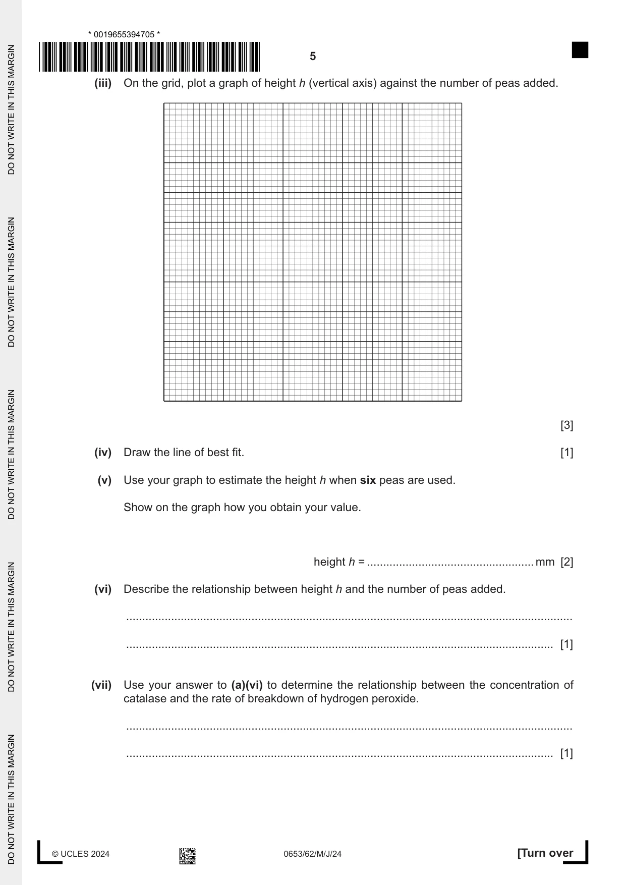 Cambridge IGCSE Science - Combined 0653 2024 May/June Paper 6 · Variant 2 question paper, page 5 of 16