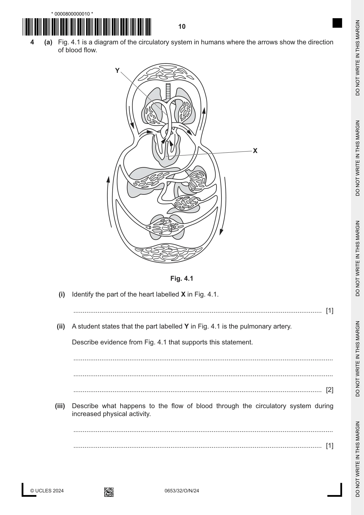 Cambridge IGCSE Science - Combined 0653 2024 Oct/Nov Paper 3 · Variant 2 question paper, page 10 of 24