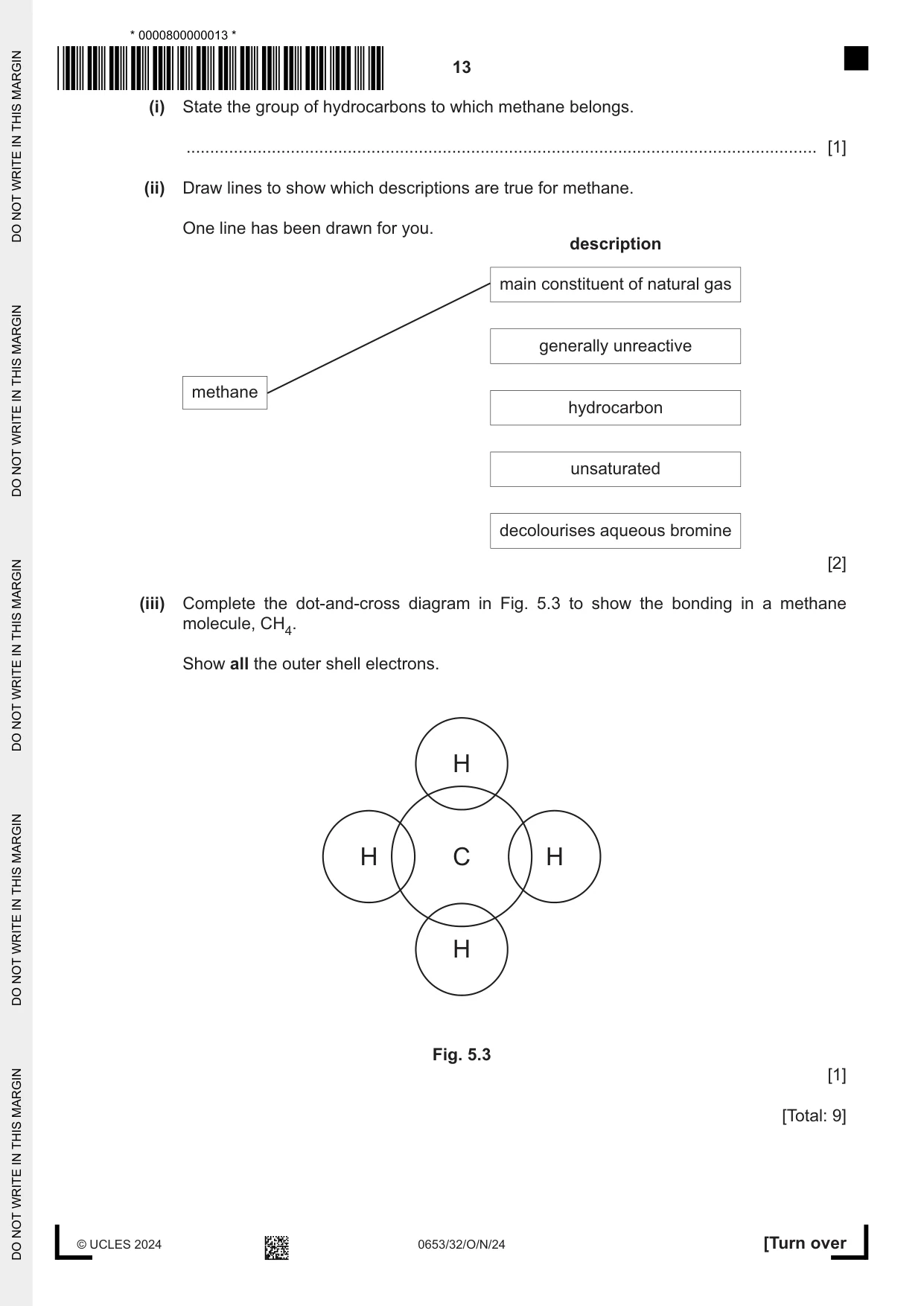 Cambridge IGCSE Science - Combined 0653 2024 Oct/Nov Paper 3 · Variant 2 question paper, page 13 of 24