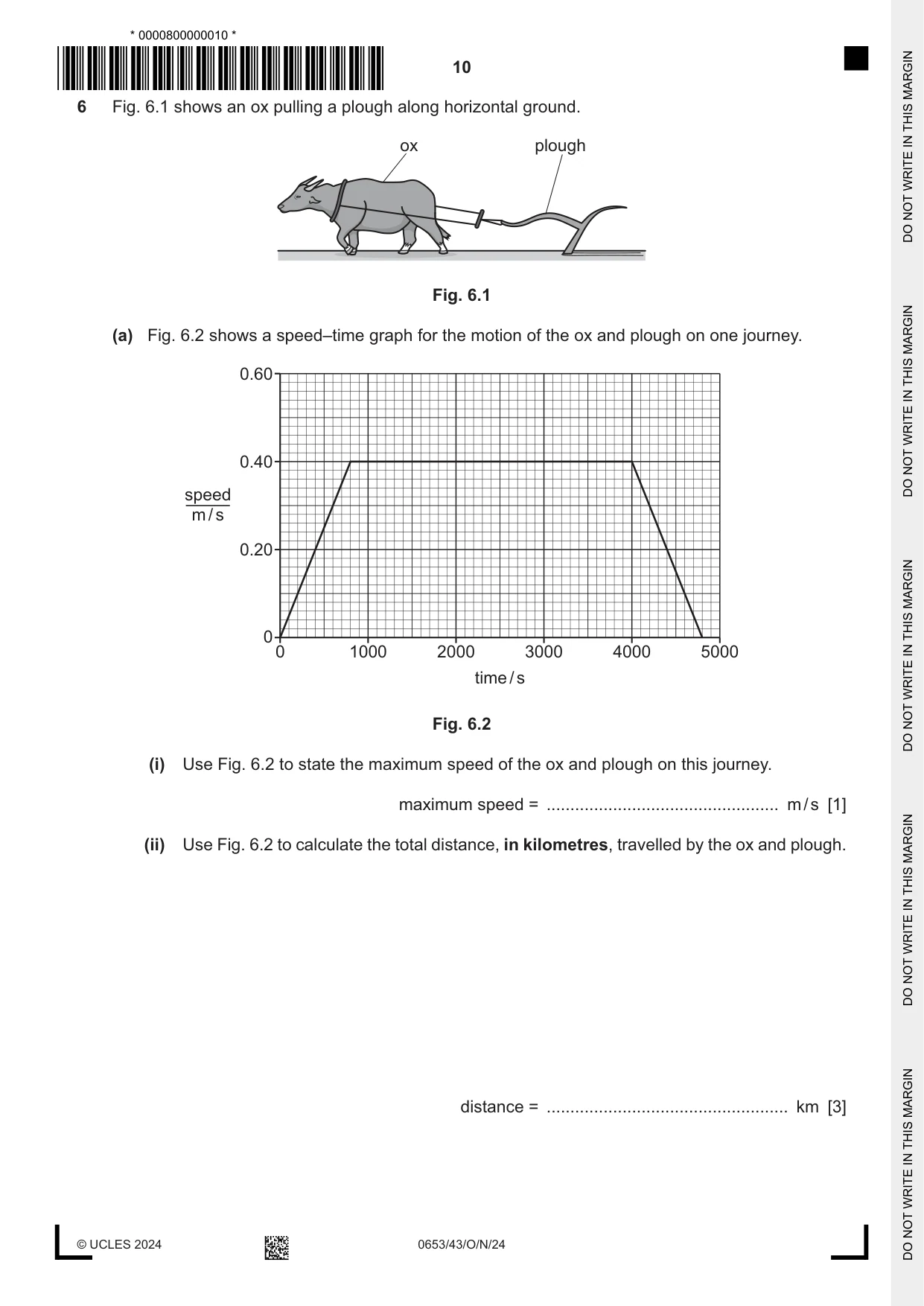 Cambridge IGCSE Science - Combined 0653 2024 Oct/Nov Paper 4 · Variant 3 question paper, page 10 of 20
