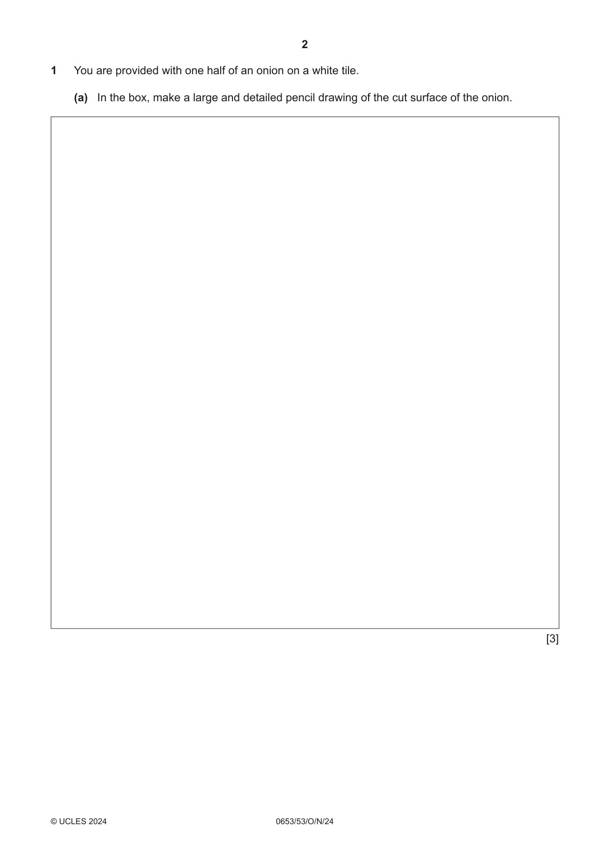 Cambridge IGCSE Science - Combined 0653 2024 Oct/Nov Paper 5 · Variant 3 question paper, page 2 of 16