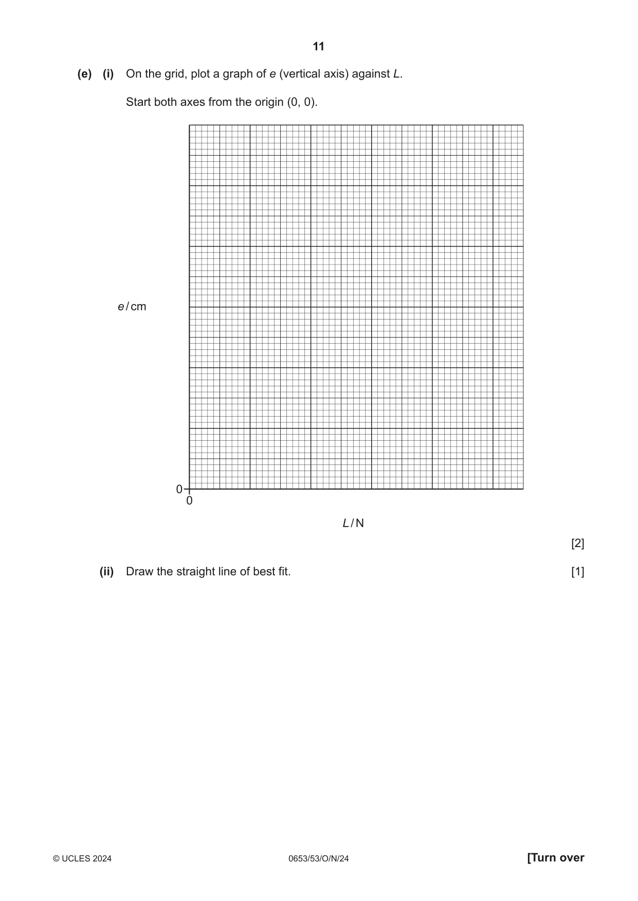 Cambridge IGCSE Science - Combined 0653 2024 Oct/Nov Paper 5 · Variant 3 question paper, page 11 of 16