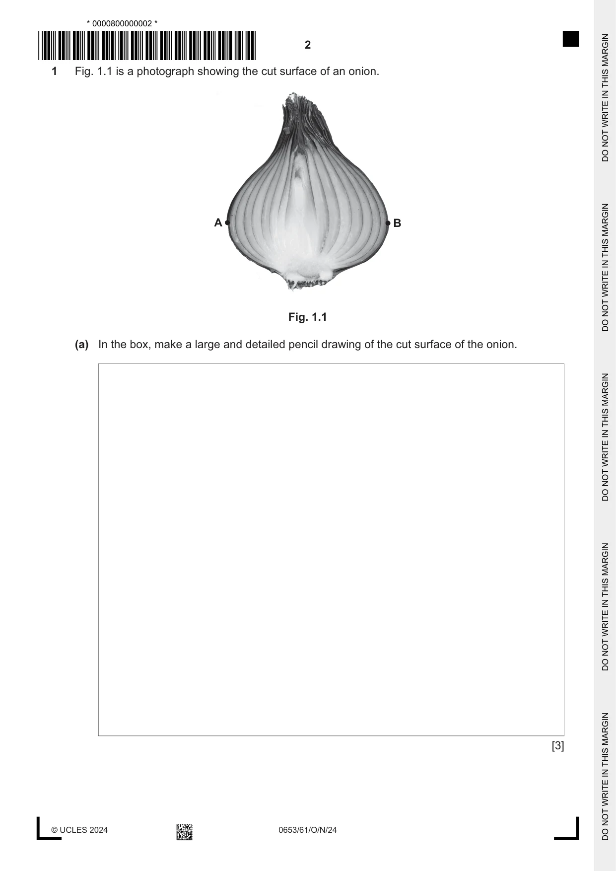 Cambridge IGCSE Science - Combined 0653 2024 Oct/Nov Paper 6 · Variant 1 question paper, page 2 of 16