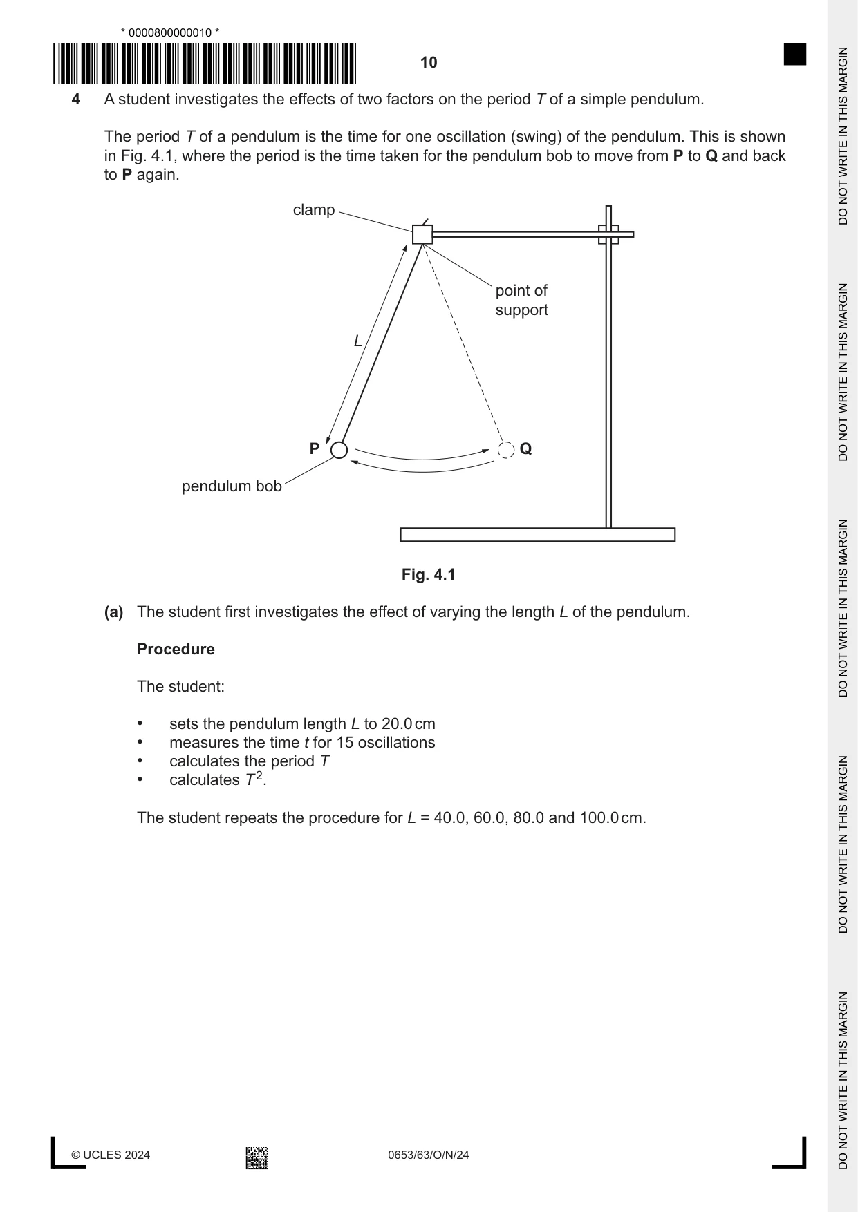 Cambridge IGCSE Science - Combined 0653 2024 Oct/Nov Paper 6 · Variant 3 question paper, page 10 of 16