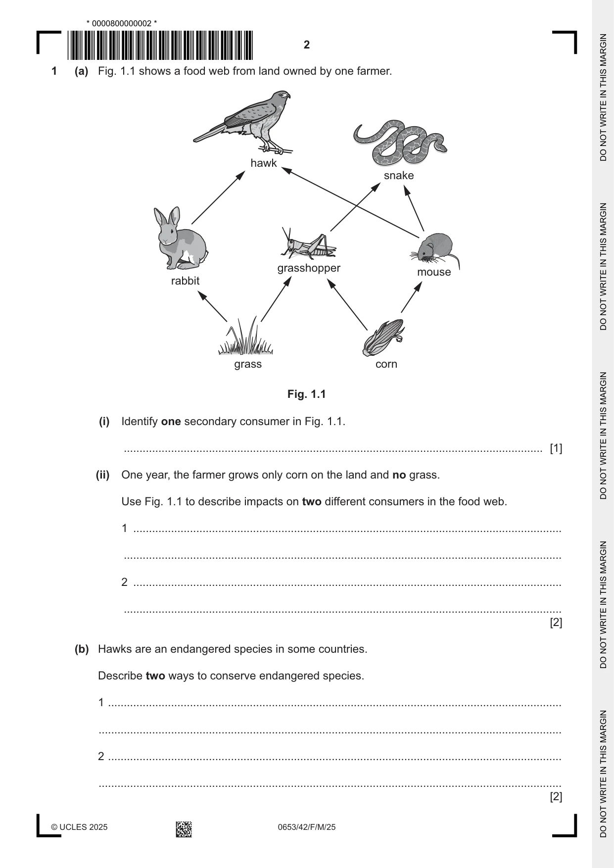 Cambridge IGCSE Science - Combined 0653 2025 Feb/March Paper 4 · Variant 2 question paper, page 2 of 24