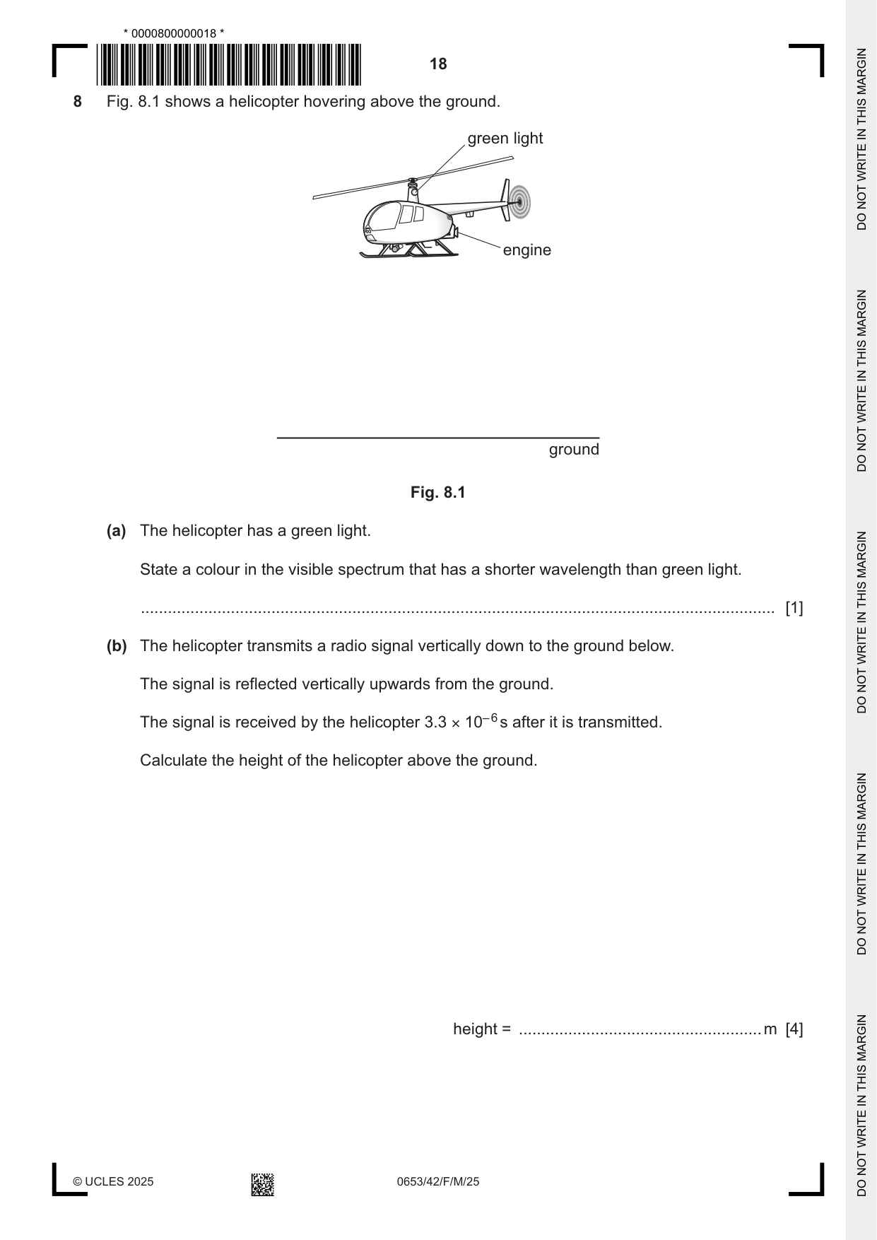 Cambridge IGCSE Science - Combined 0653 2025 Feb/March Paper 4 · Variant 2 question paper, page 18 of 24