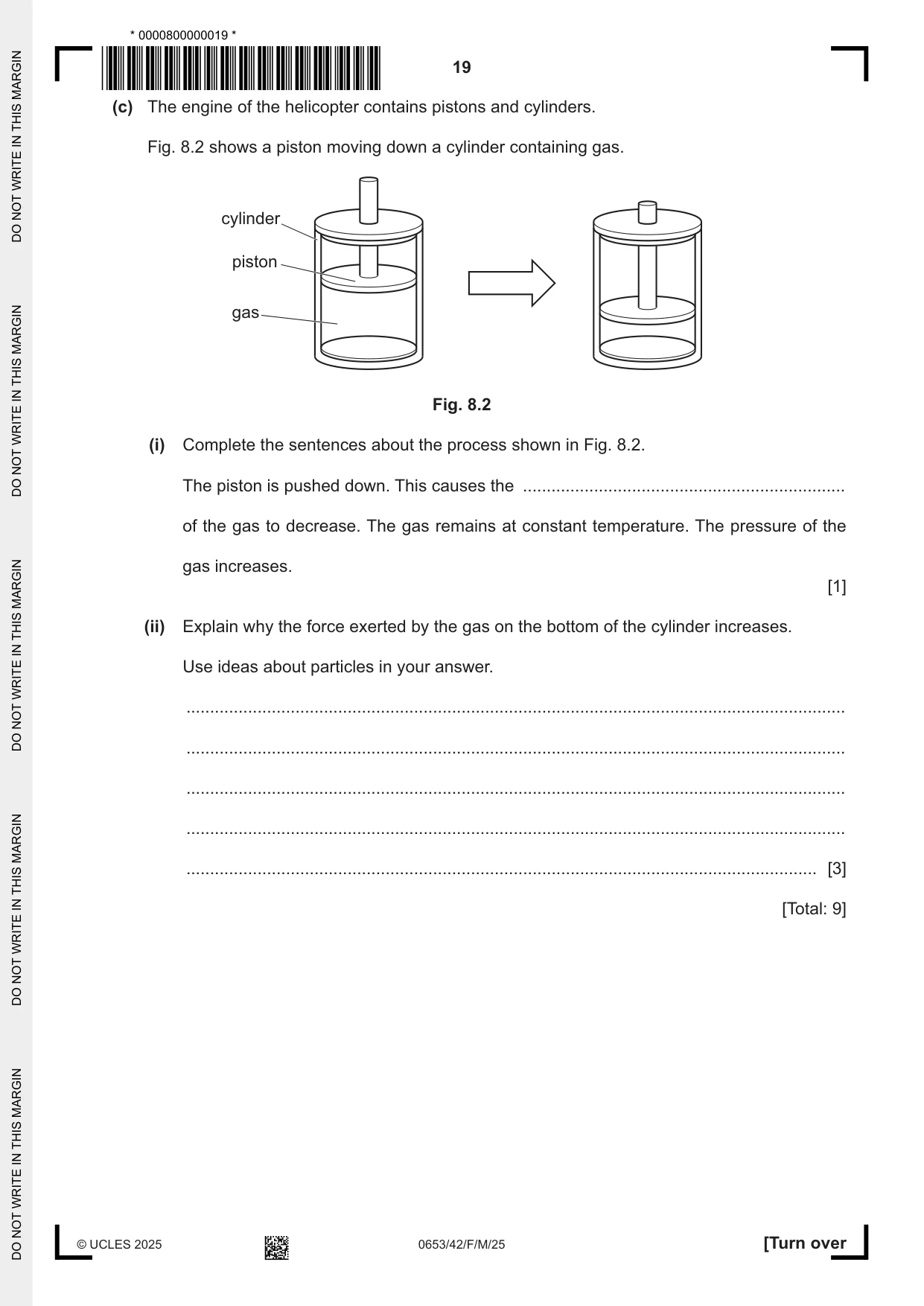 Cambridge IGCSE Science - Combined 0653 2025 Feb/March Paper 4 · Variant 2 question paper, page 19 of 24