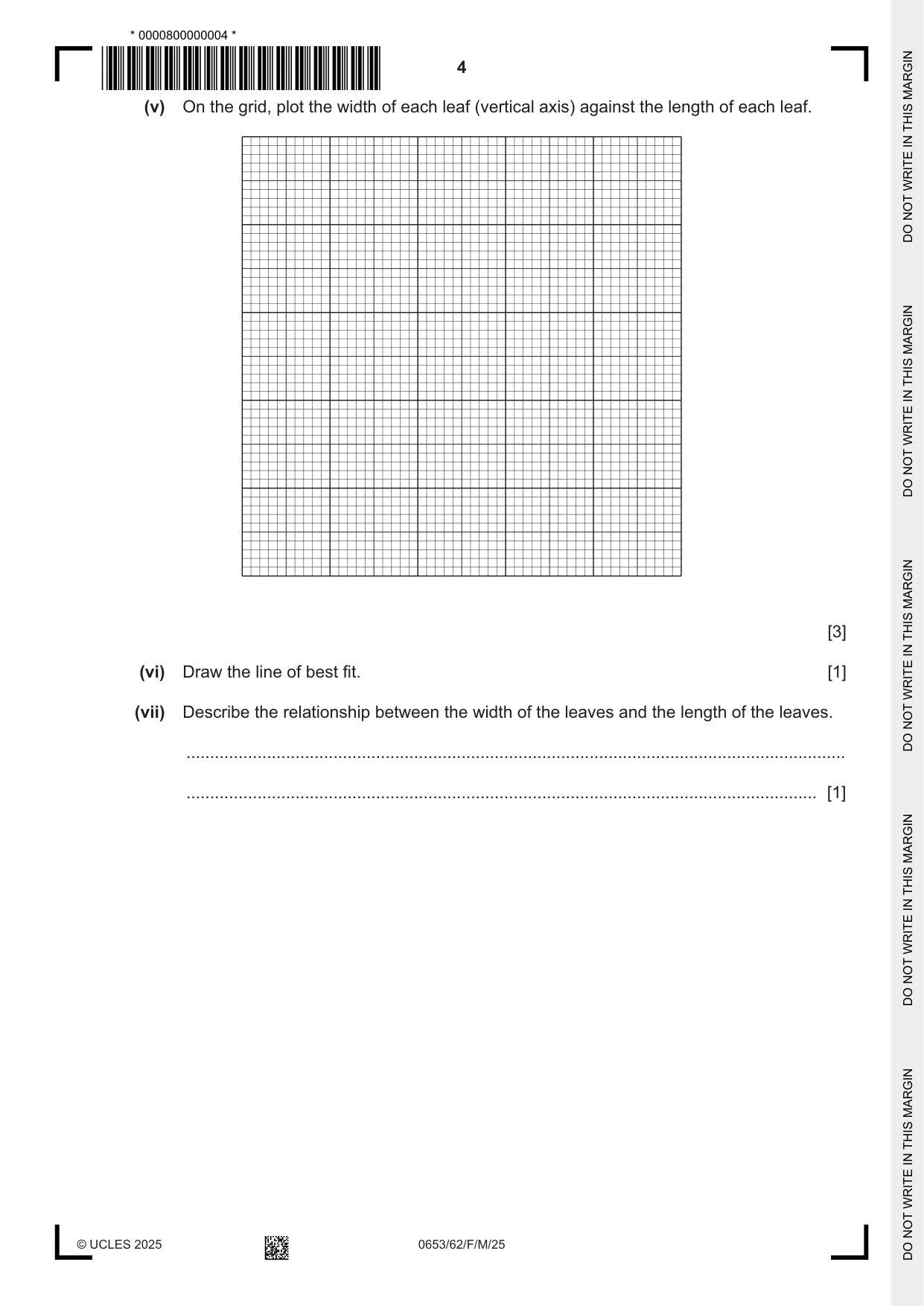 Cambridge IGCSE Science - Combined 0653 2025 Feb/March Paper 6 · Variant 2 question paper, page 4 of 16