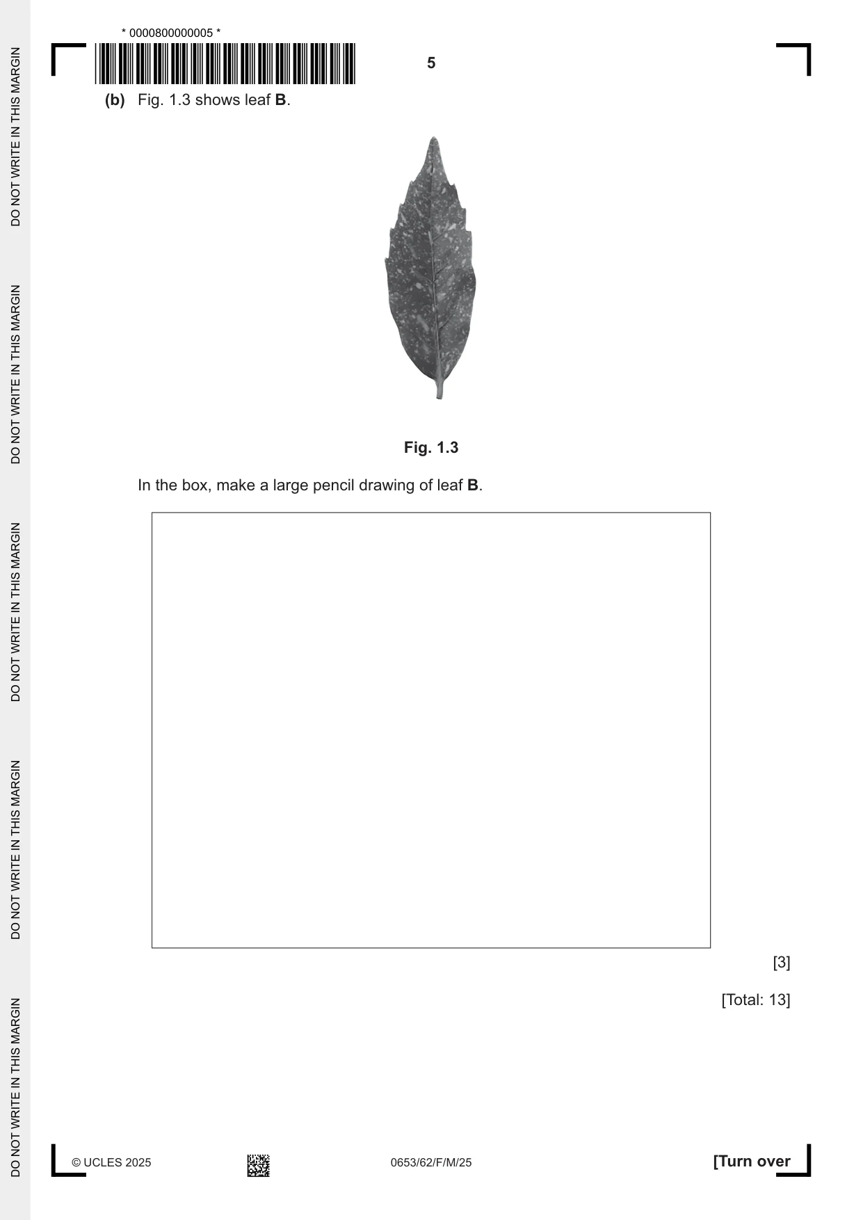 Cambridge IGCSE Science - Combined 0653 2025 Feb/March Paper 6 · Variant 2 question paper, page 5 of 16