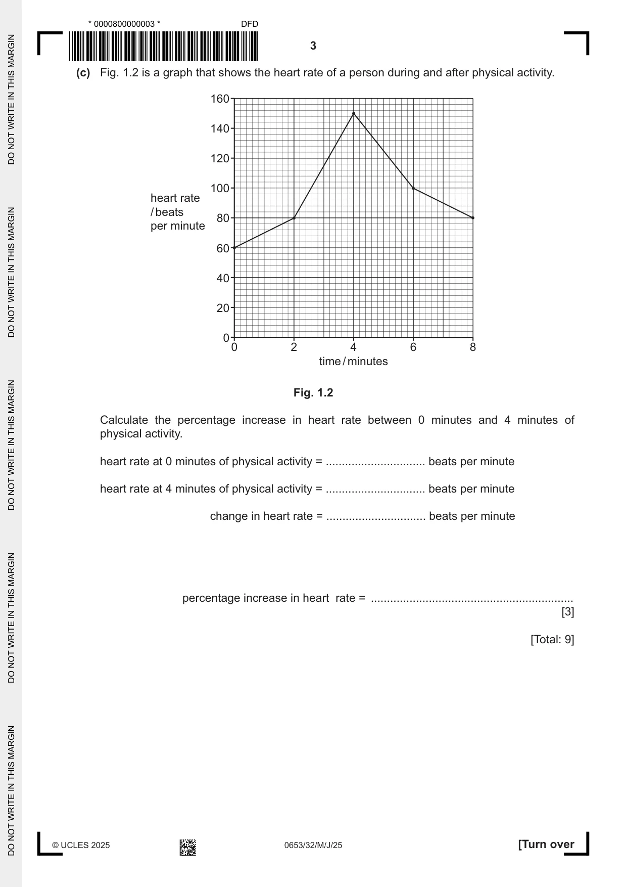 Cambridge IGCSE Science - Combined 0653 2025 May/June Paper 3 · Variant 2 question paper, page 3 of 20